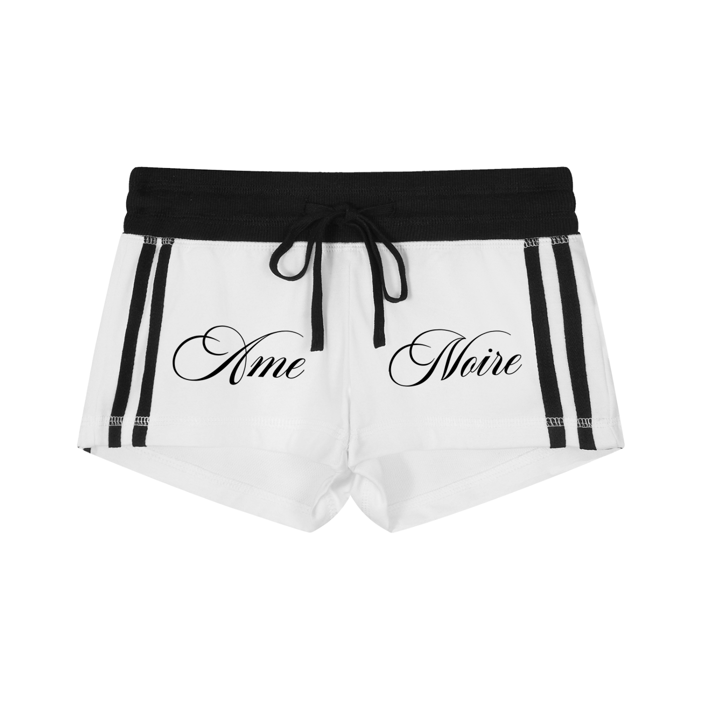 White Gym shorts