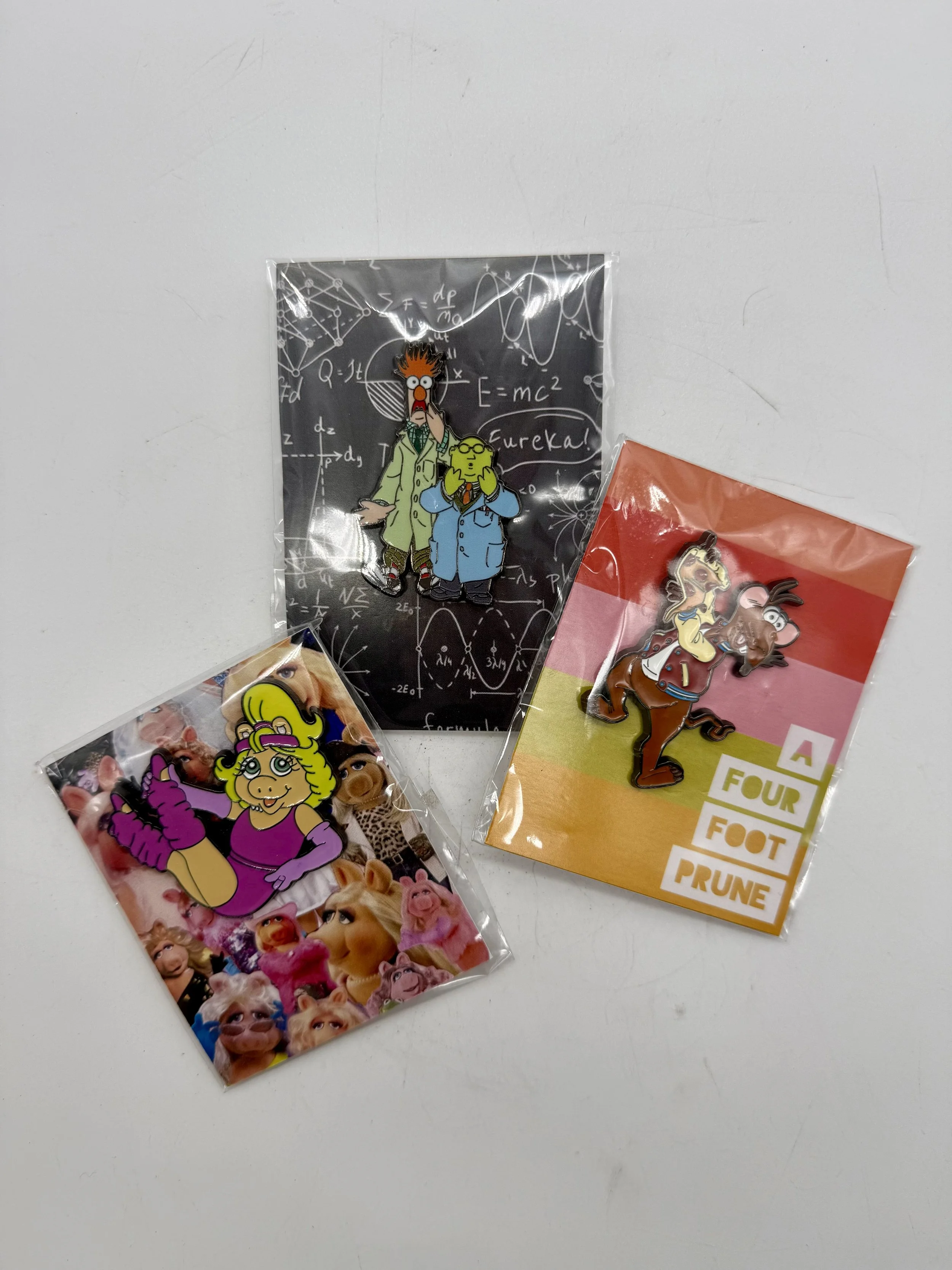 Trio of Enamel Muppet pins
