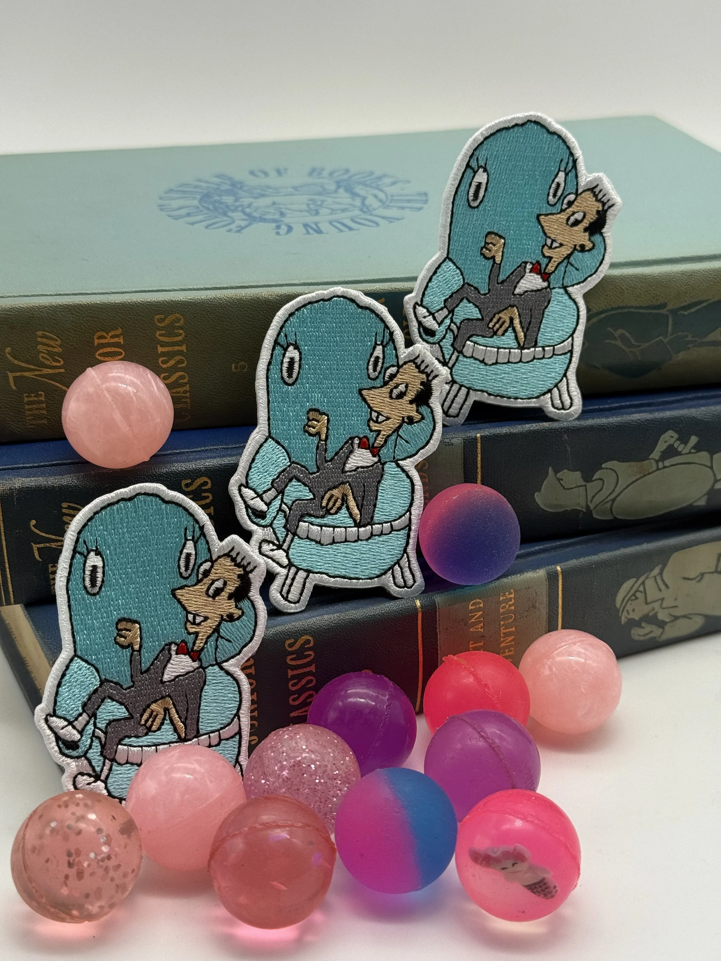 Pee-wee & Chairry Embroidered Patch