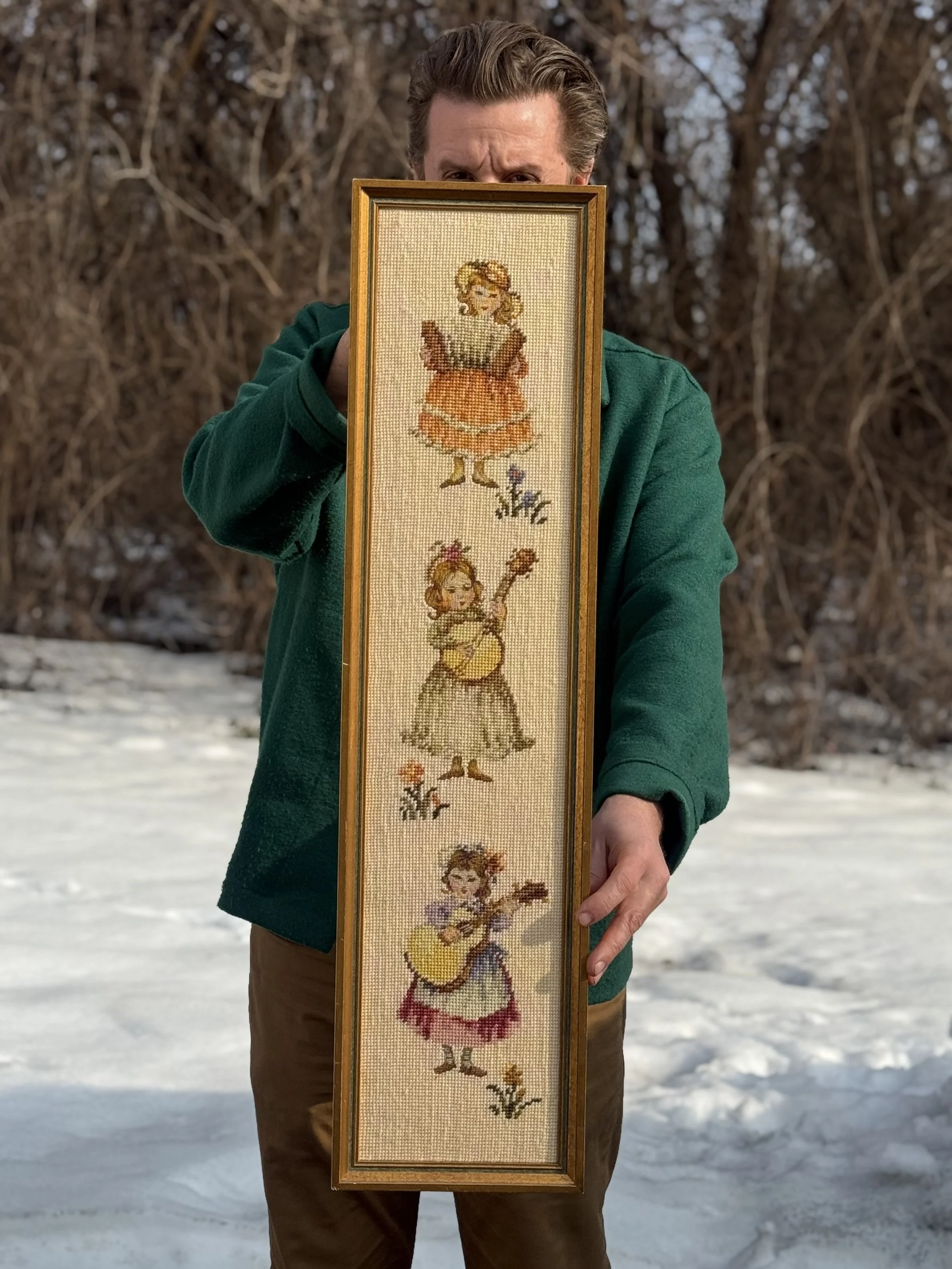 Three Musicians Needlepoint