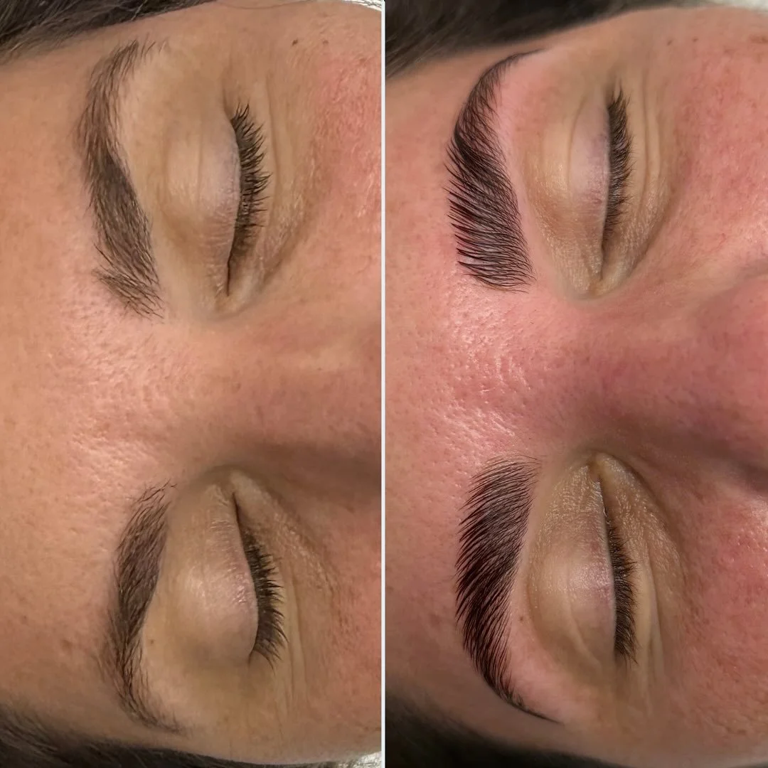 🪄 Brows are the tiny detail that makes the biggest difference. 

The right shape can lift, define, frame and completely transform your look. 💕 

#browlamination #brows #selfcare #browgoals