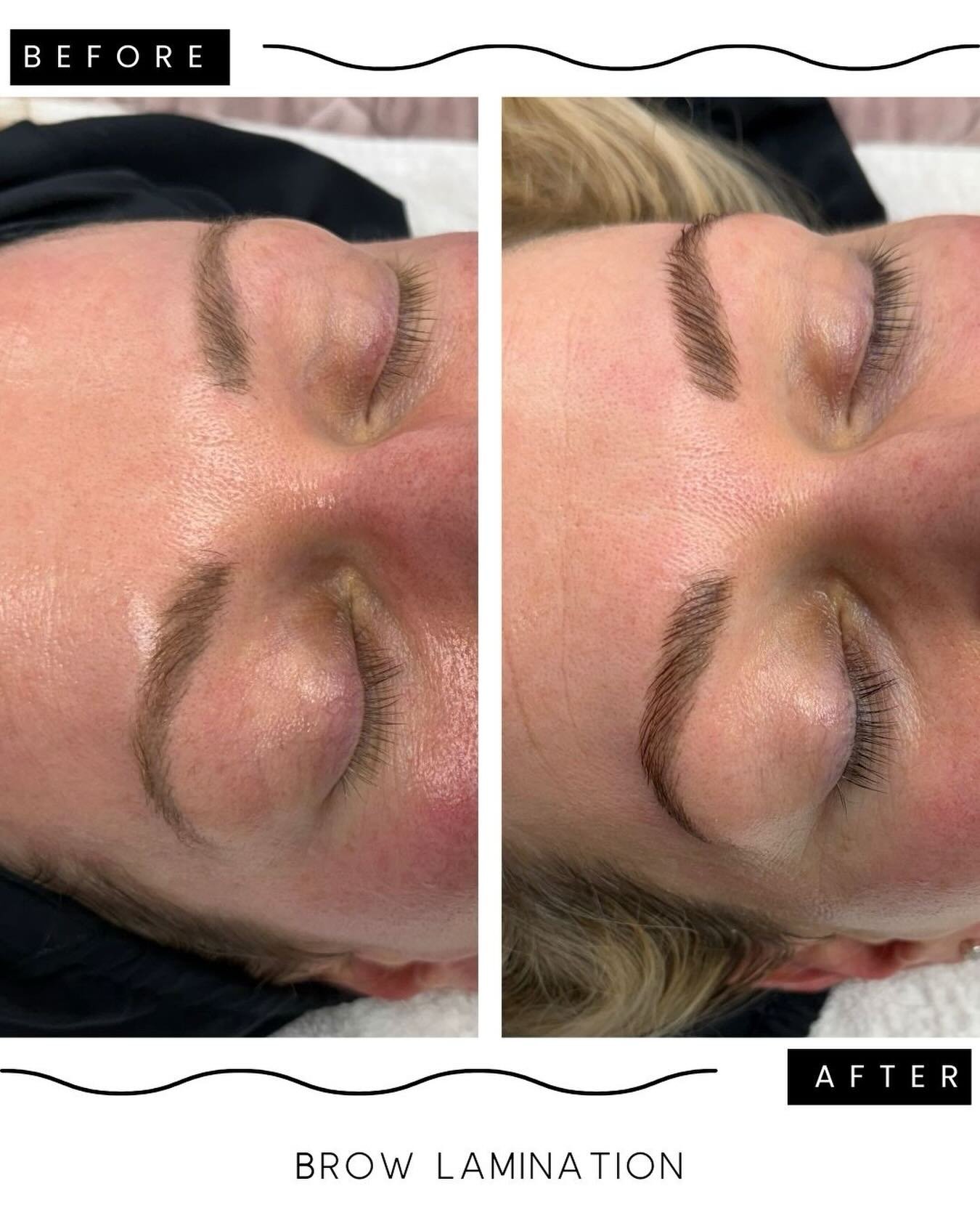 ✨ What Brow Lamination REALLY Does ✨

A brow lamination smooths, lifts, and shapes your natural brows for a fuller, more defined look, think a &ldquo;perm for your brows,&rdquo; but straighter, sleeker, and fluffier. 🤎

What it does:
&bull; Lifts + 