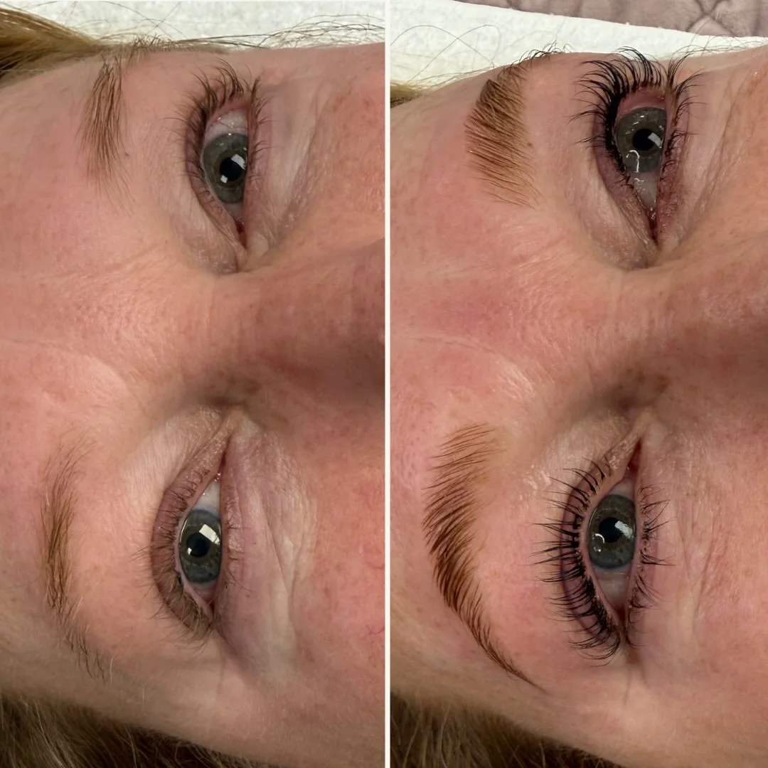 Vacation mode: ON ✈️ because vacations are for relaxing, not doing your makeup 😌 Lash lift and tint + brow lamination and tint. 💅💖🌴

#lashlift #lashtint #browlamination #browtint #vacationprep #selfcare #peoriailspa