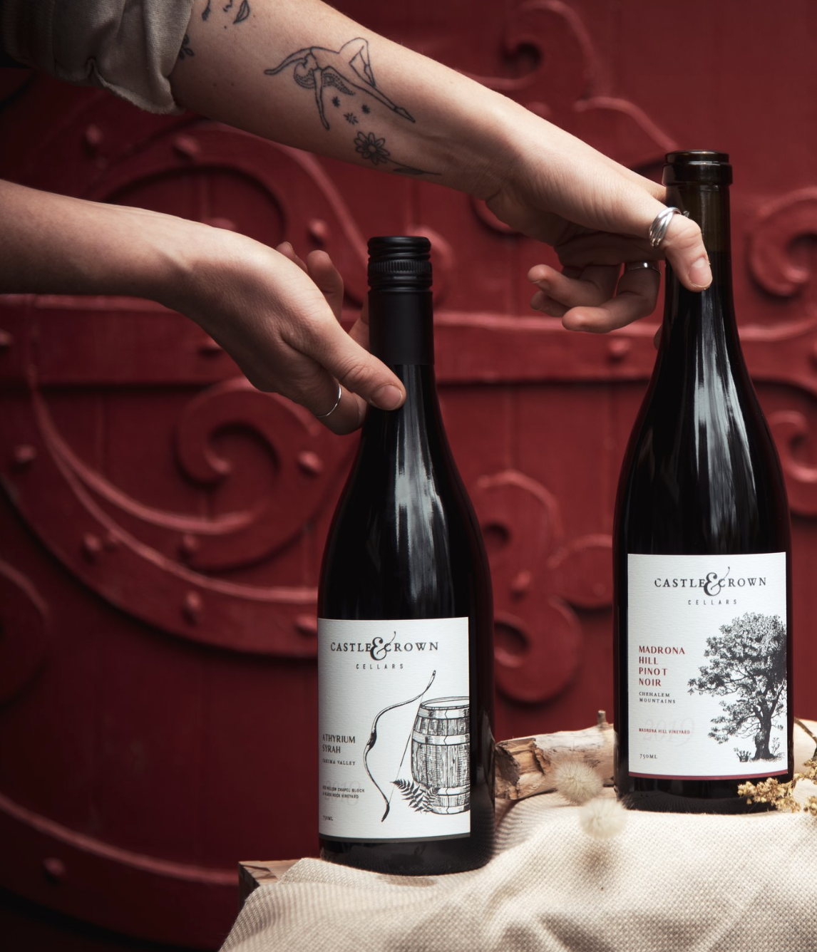 Castle & Crown wine tasting