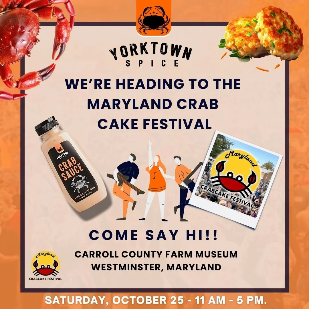 🦀 We&rsquo;re Heading to the Maryland Crab Cake Festival! 🎉

Mark your calendars, crab lovers! 🗓️

This Saturday, October 25th, we&rsquo;ll be at the Maryland Crab Cake Festival at the Carroll County Farm Museum in Westminster &mdash; from 11 AM t