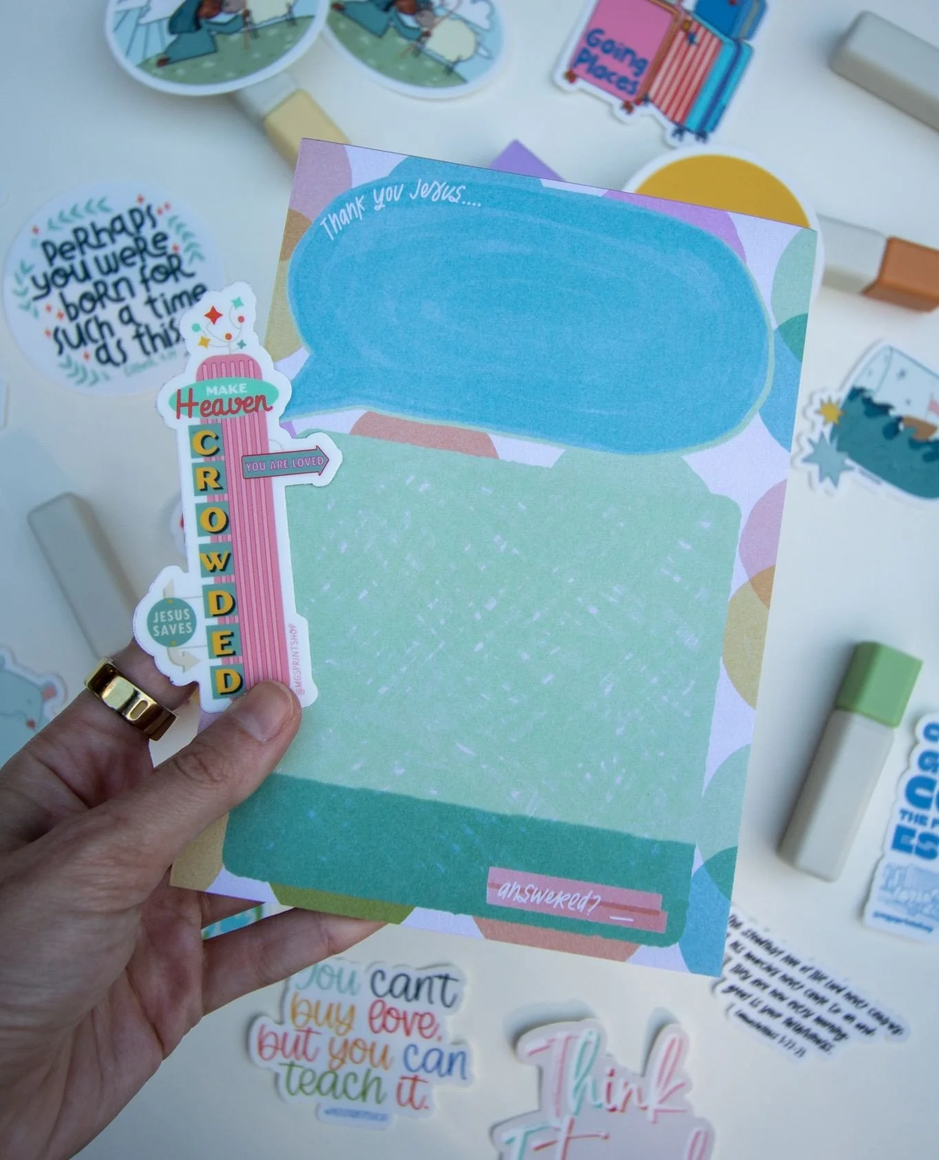 These prayer notepads and Heaven stickers make such a sweet and intentional gift to give your Bible study!⁠
⁠
Grab one before we run out this holiday season!😉