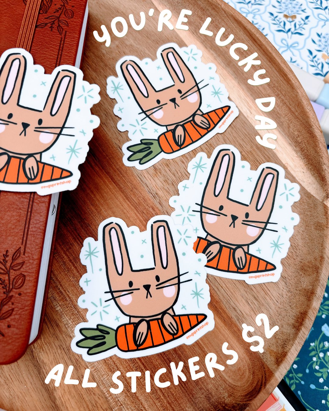 It must be your lucky day, because all stickers are only $2 for the next 24hrs!⁠
⁠
All stickers at wicklinestickers.com will be only $2