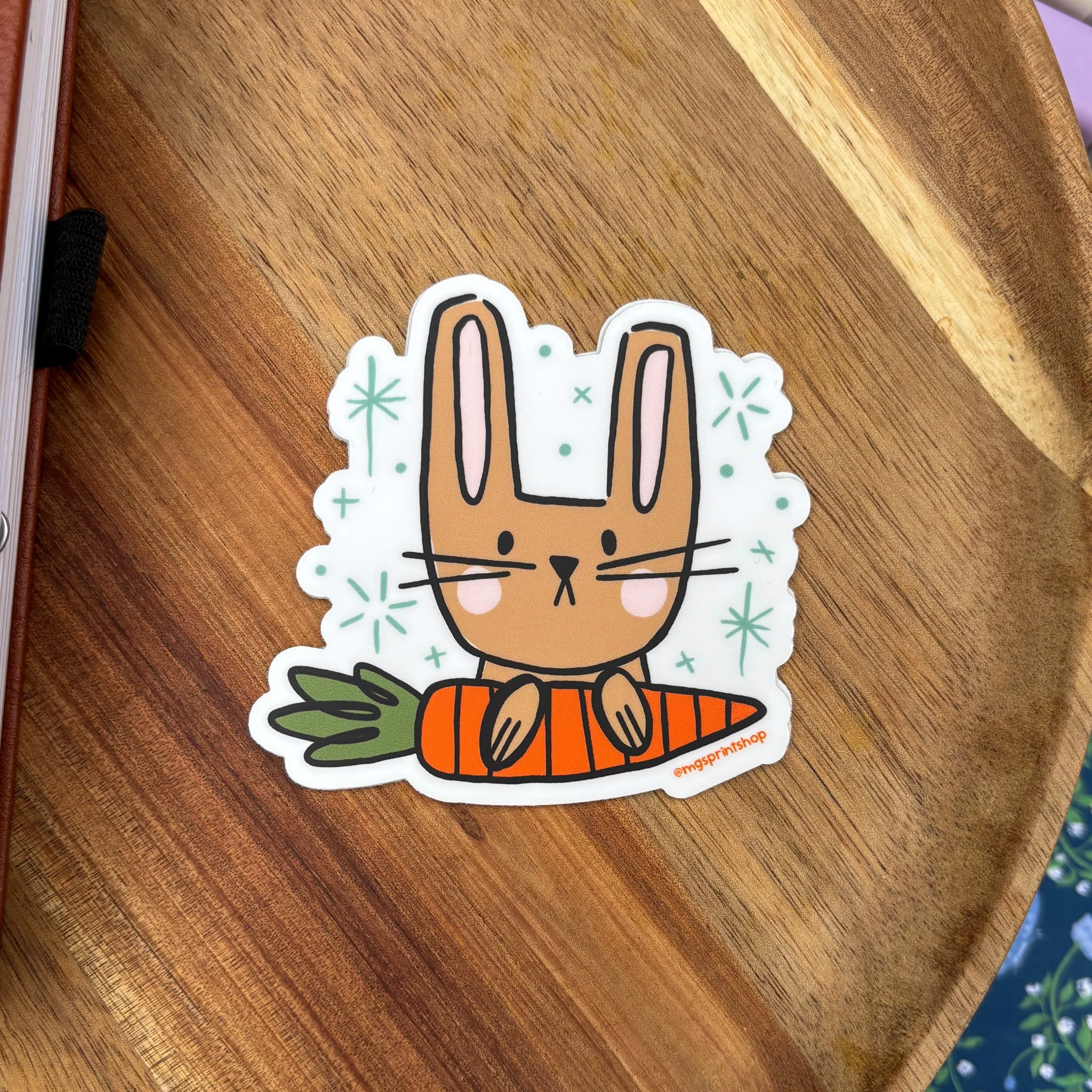Bunny & Carrot Sticker
