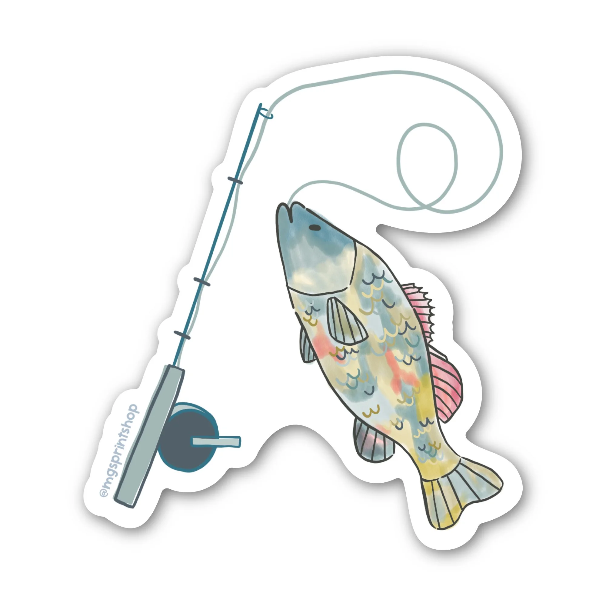 Rainbow Trout Fishing Sticker Wicklines Mgsprintshop.jpg
