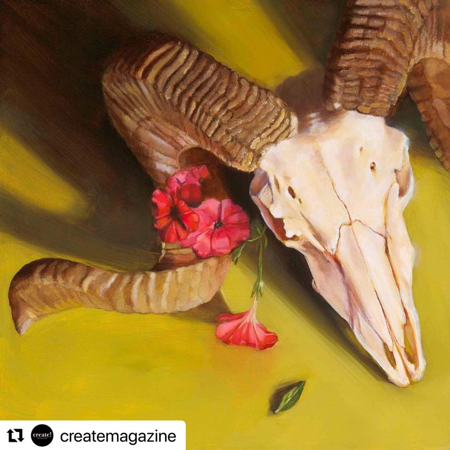 I&rsquo;m today&rsquo;s featured artist on the Create! Magazine blog 🌸Thank you so much, @createmagazine for sharing my art and my interview! 

If anyone is interested in checking it out- I&rsquo;ve added a link to the blog in my profile 😄

#Repost