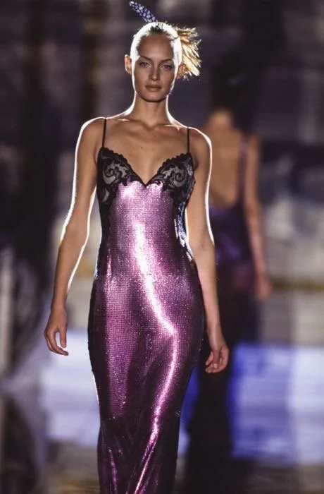 Amber Valletta in Versace