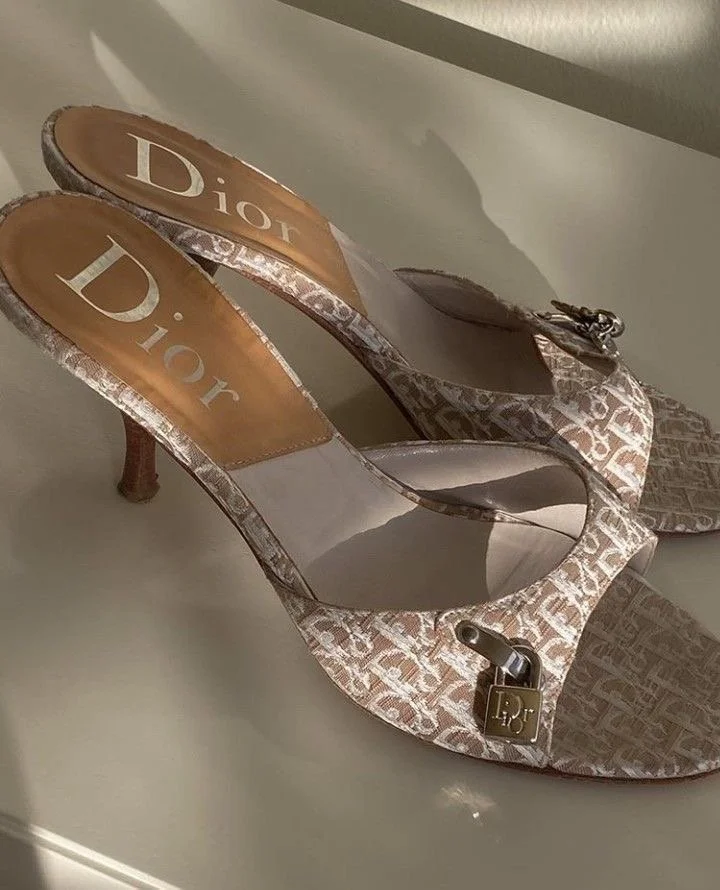 Dior Monogram Vintage Heels 