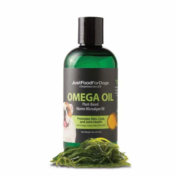 Omega oil for dogs with algea.