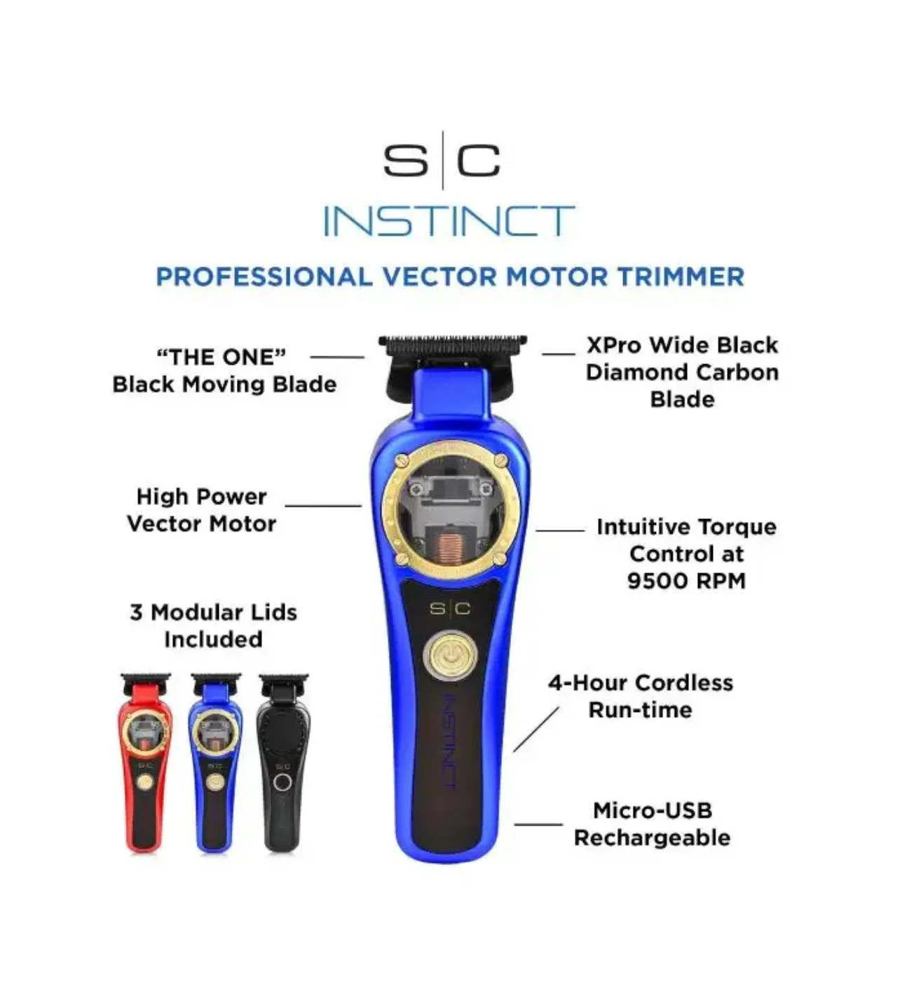 ✨送料無料　ケミカルプロテクティブCORT MEDIUM StyleCraft Instinct Trimmer — Authority Barber & Beauty Supply