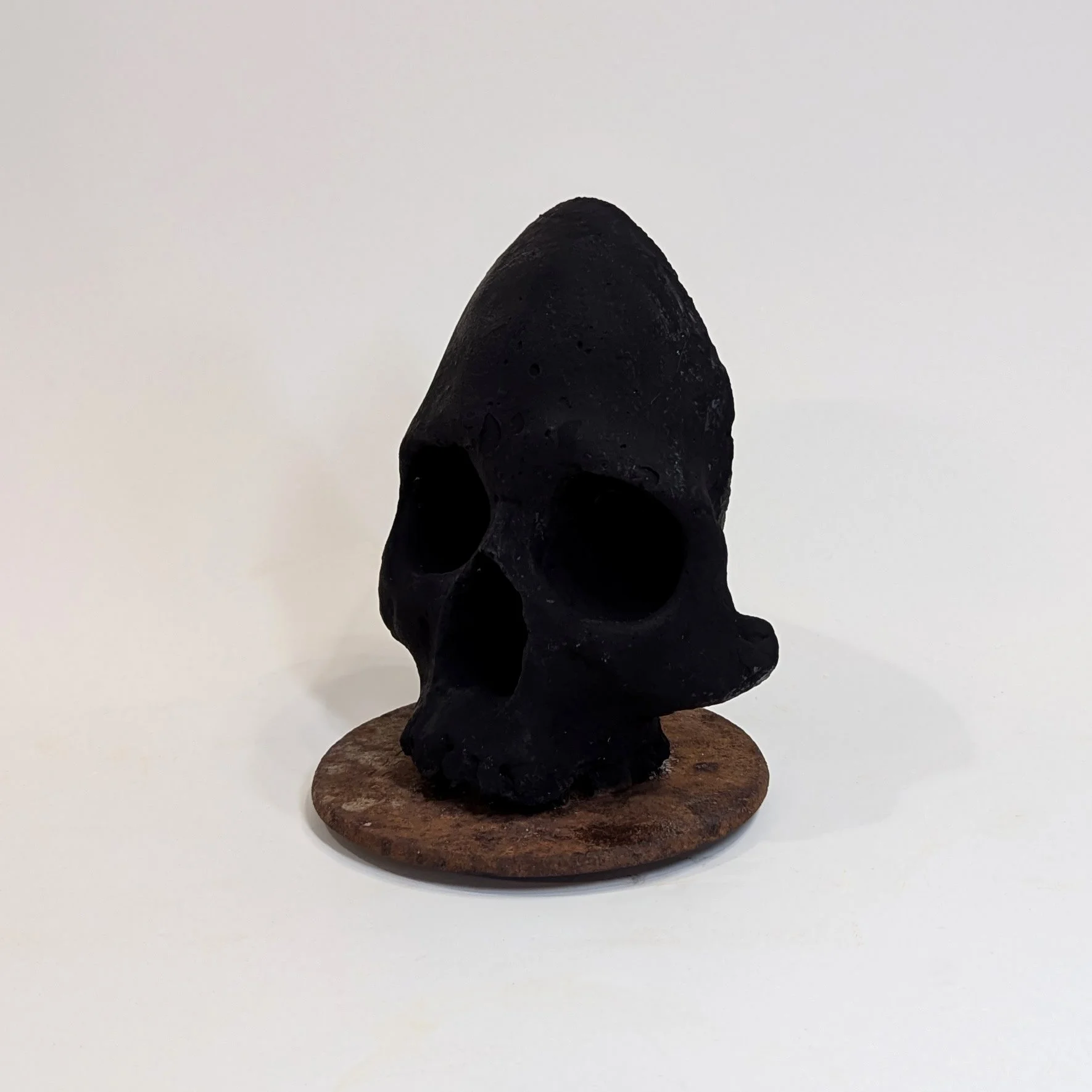  Persona - 2025 - 6 x 6 x 5 - Hydrostone, Acrylic, (Black 4.0 by Stewart Semple) Iron - Sold