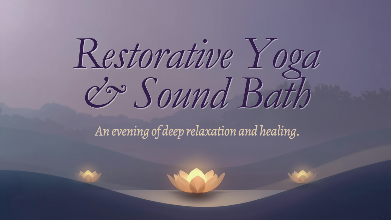 Full Moon: Restorative yoga with Reiki &amp; Sound Bath
