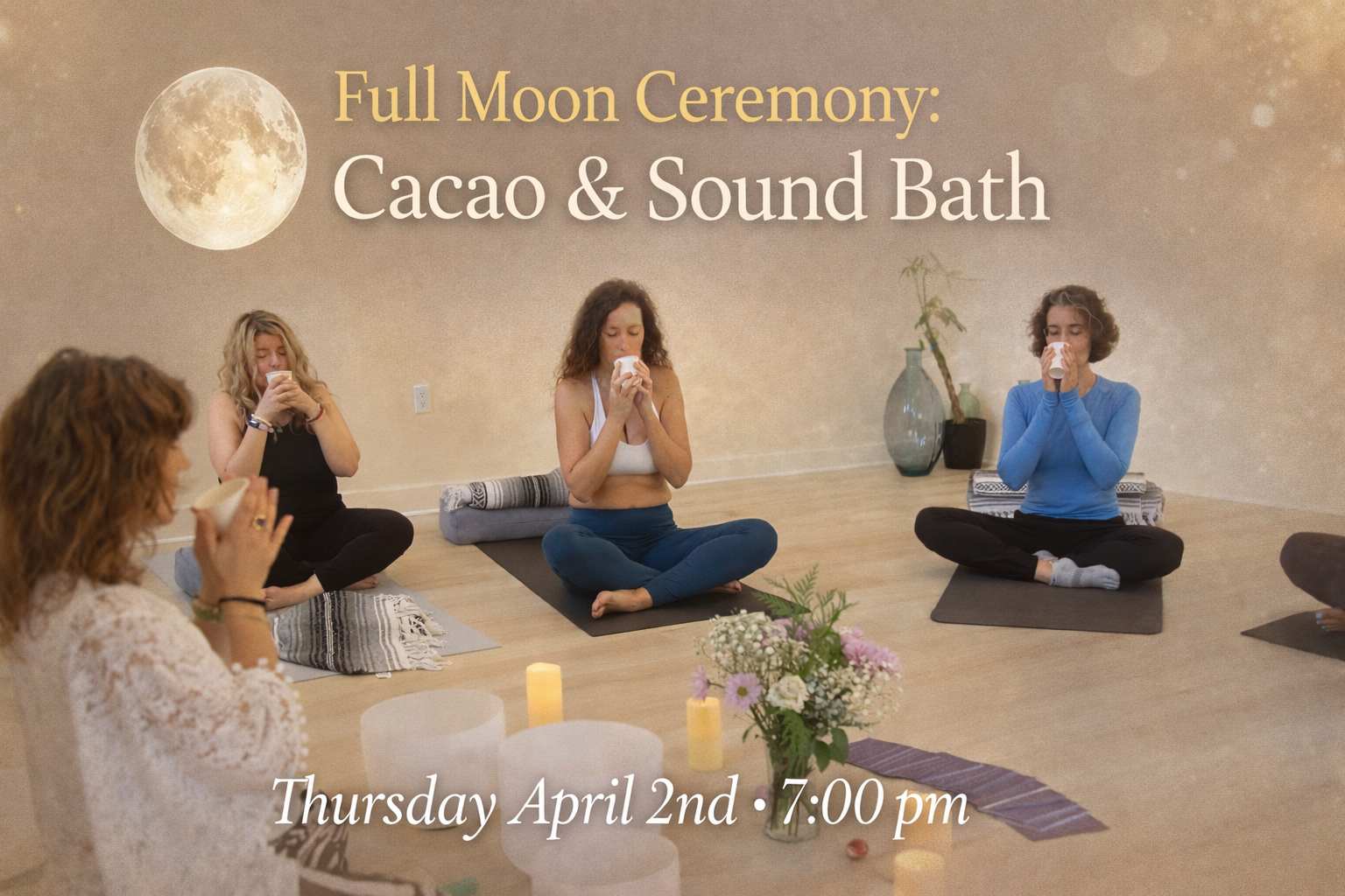 Full Moon Cacao ceremomy + Sound Bath