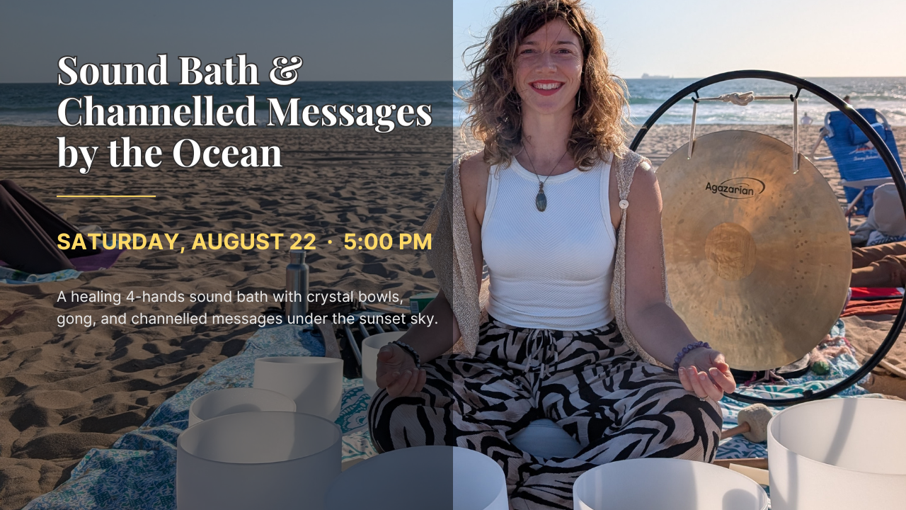 Divination Sound Bath at the Beach + Potluck
