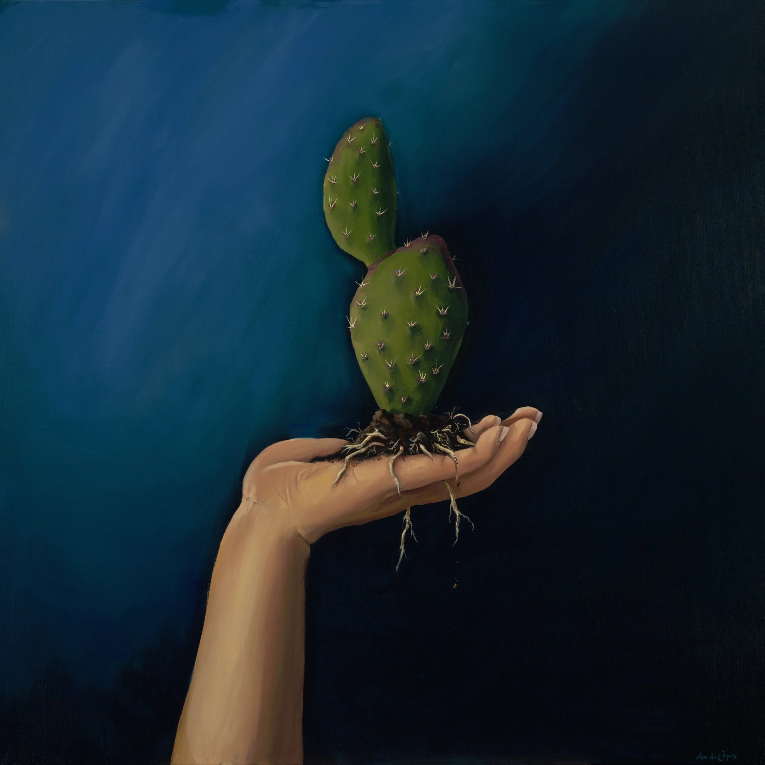 RAICES "ROOTS" ORIGINAL OIL PAINTING