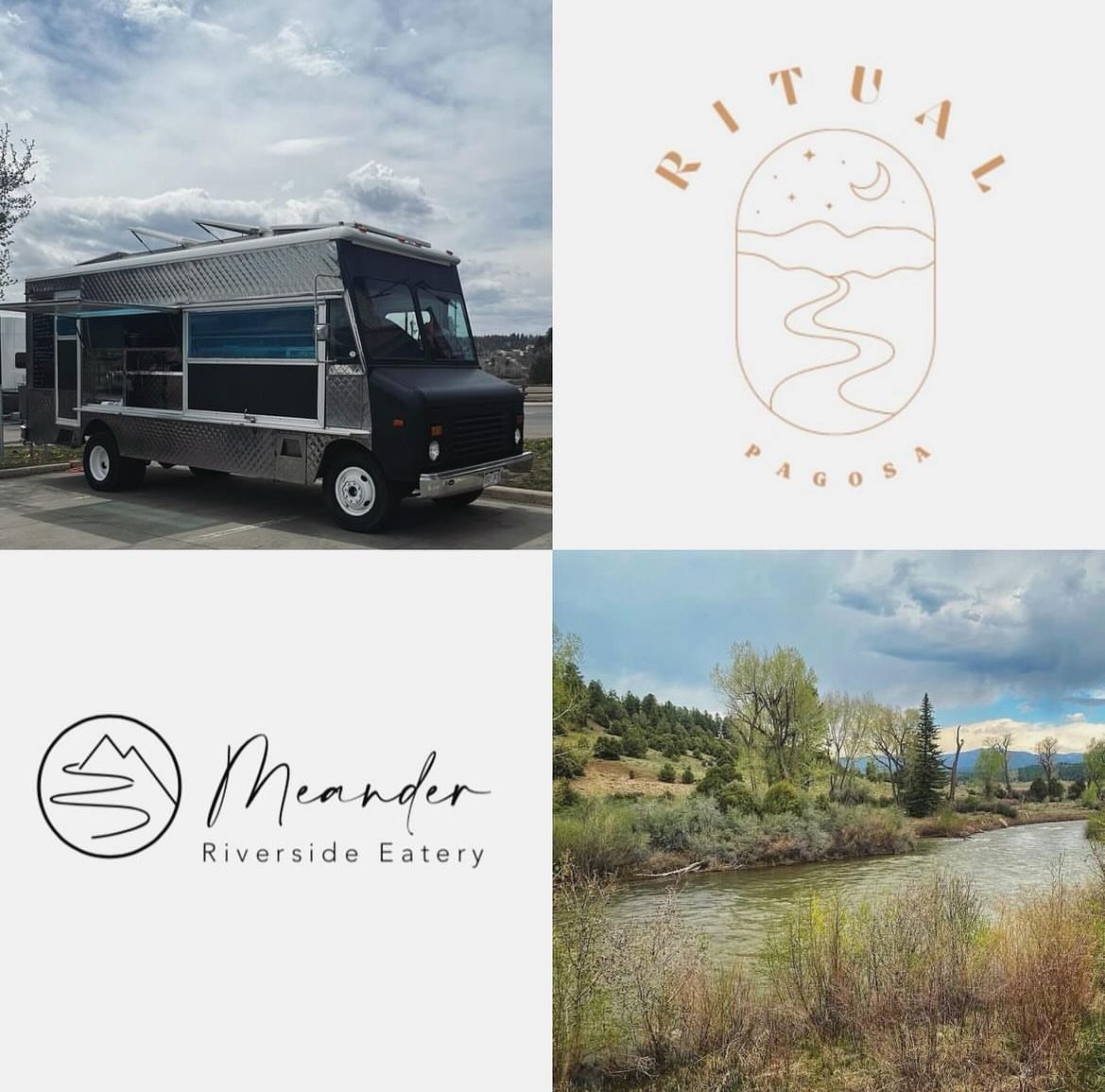 IT&rsquo;S OPENING DAY! 🎉

@ritualpagosa will be serving their delicious rotating menu right here at Meander! We will be serving drinks and have riverside seating for the perfect lunch stop. 

Join us 11am-4pm every day that Meander is open 🙌🏼
.
.