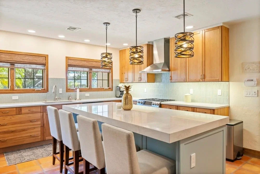 🌟 Project Spotlight: Goldenrod Spanish Remodel 🌟

This Sarasota home blends timeless Spanish charm with modern upgrades &mdash; and the results are stunning. From the custom wood cabinetry and statement pendant lights in the kitchen to the airy, op
