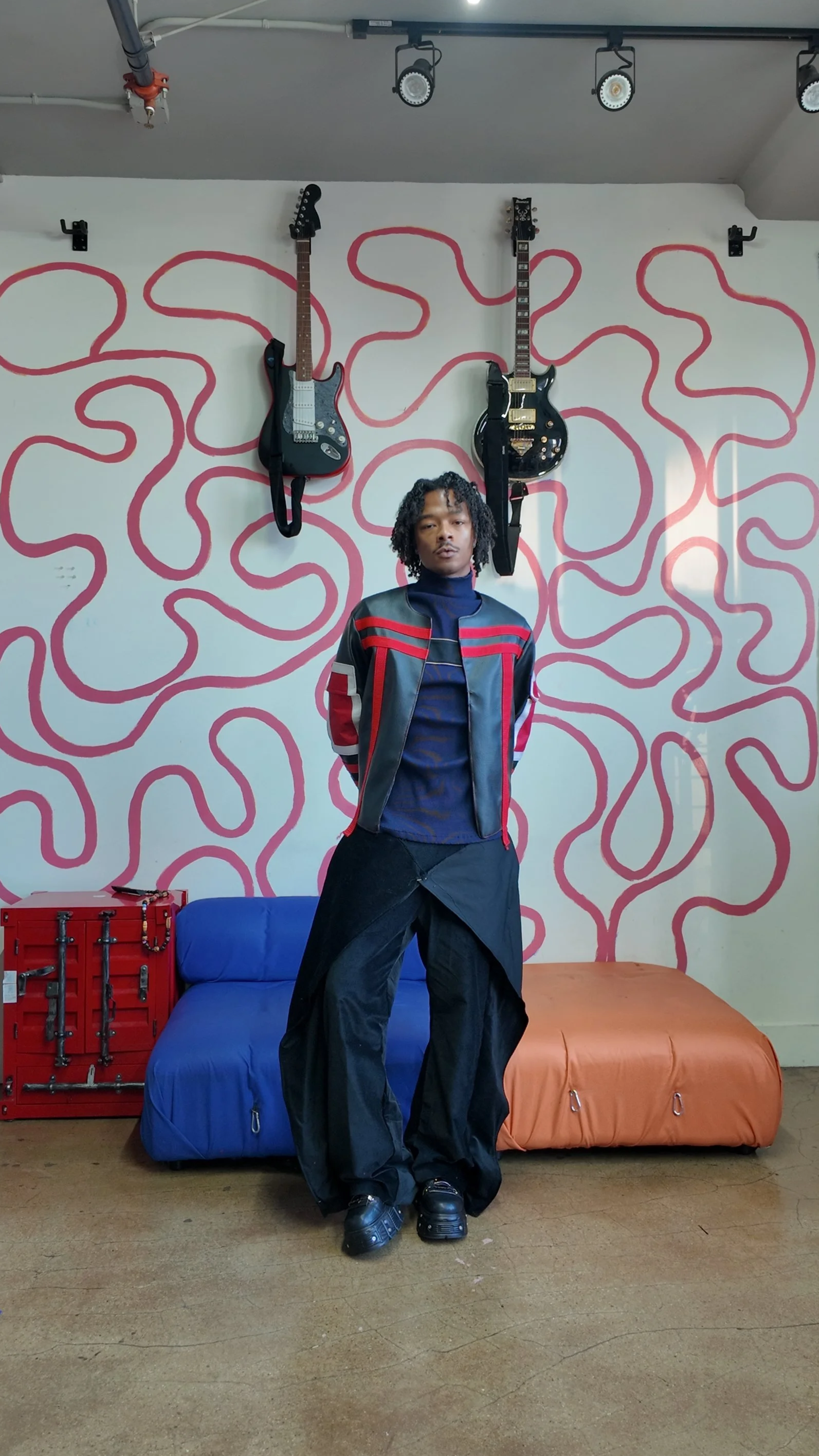 The Colonel Moto Jacket 
The Wing Flap Pants 
- Fits Sizes 32-34 