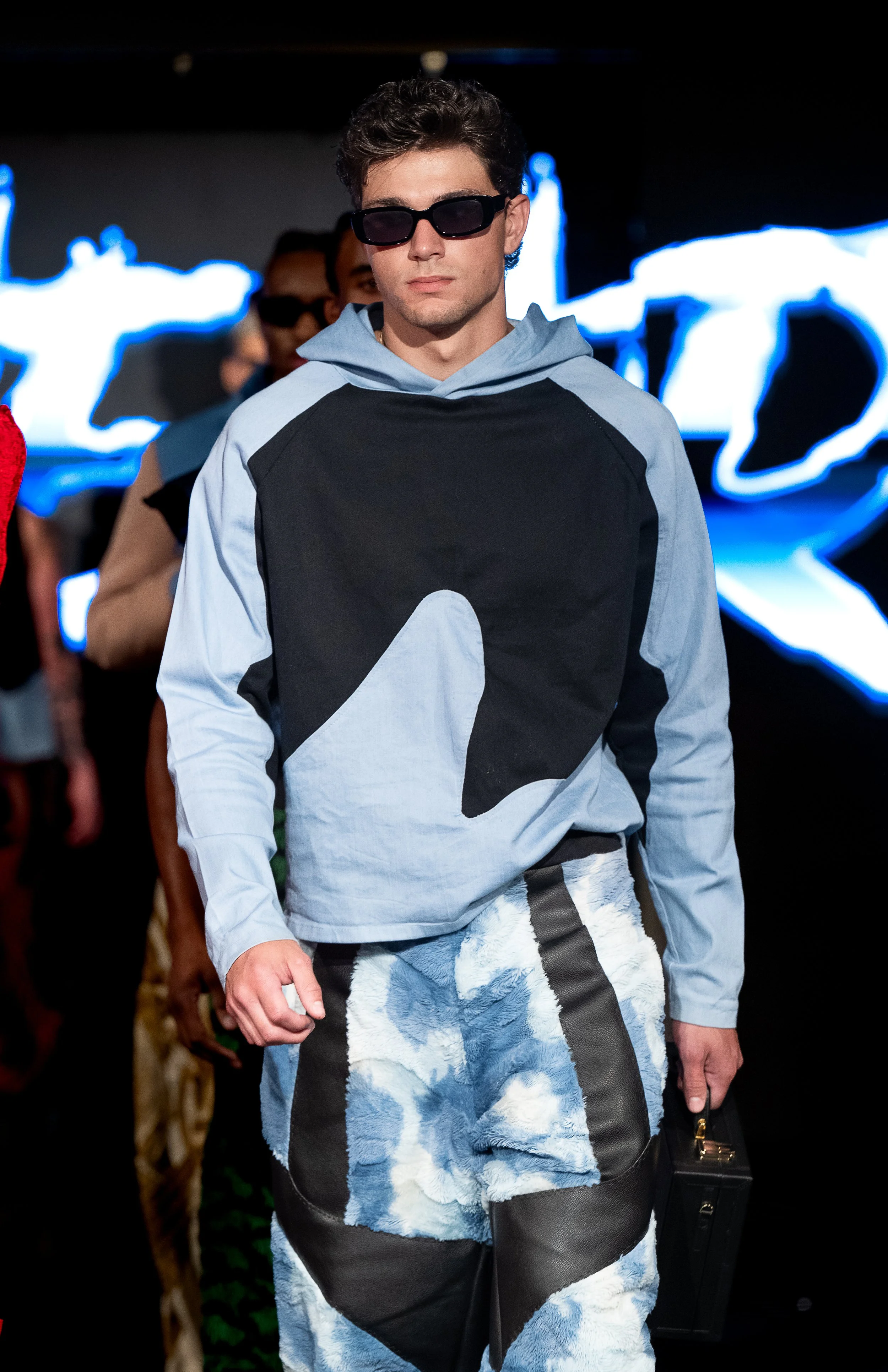 NEW YORK, NEW YORK - SEPTEMBER 10: A model walks the runway at the LRE' The Artist show during New York Fashion Week Powered By Art Hearts Fashion at The Angel Orensanz Foundation on September 10, 2026 in New York City. (Photo by Mark Gunter/Getty Im