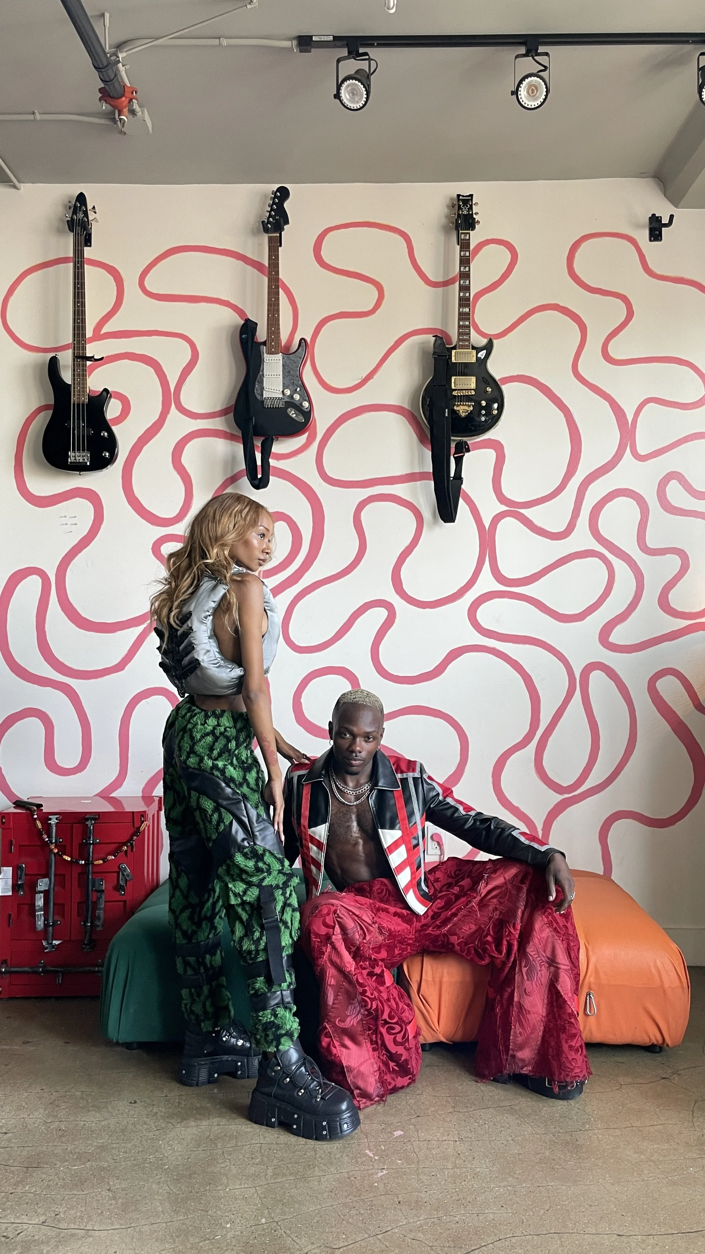 Garments by LRÉ the Artist
