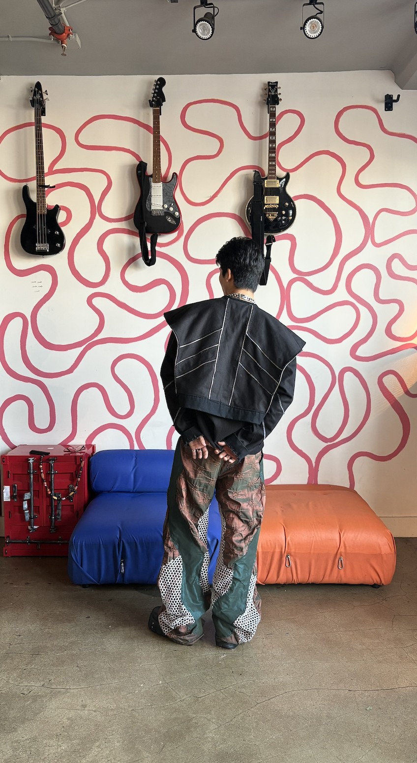 The Denim Zipper Jacket - Large 
 The Forester Pants  
- Size 34