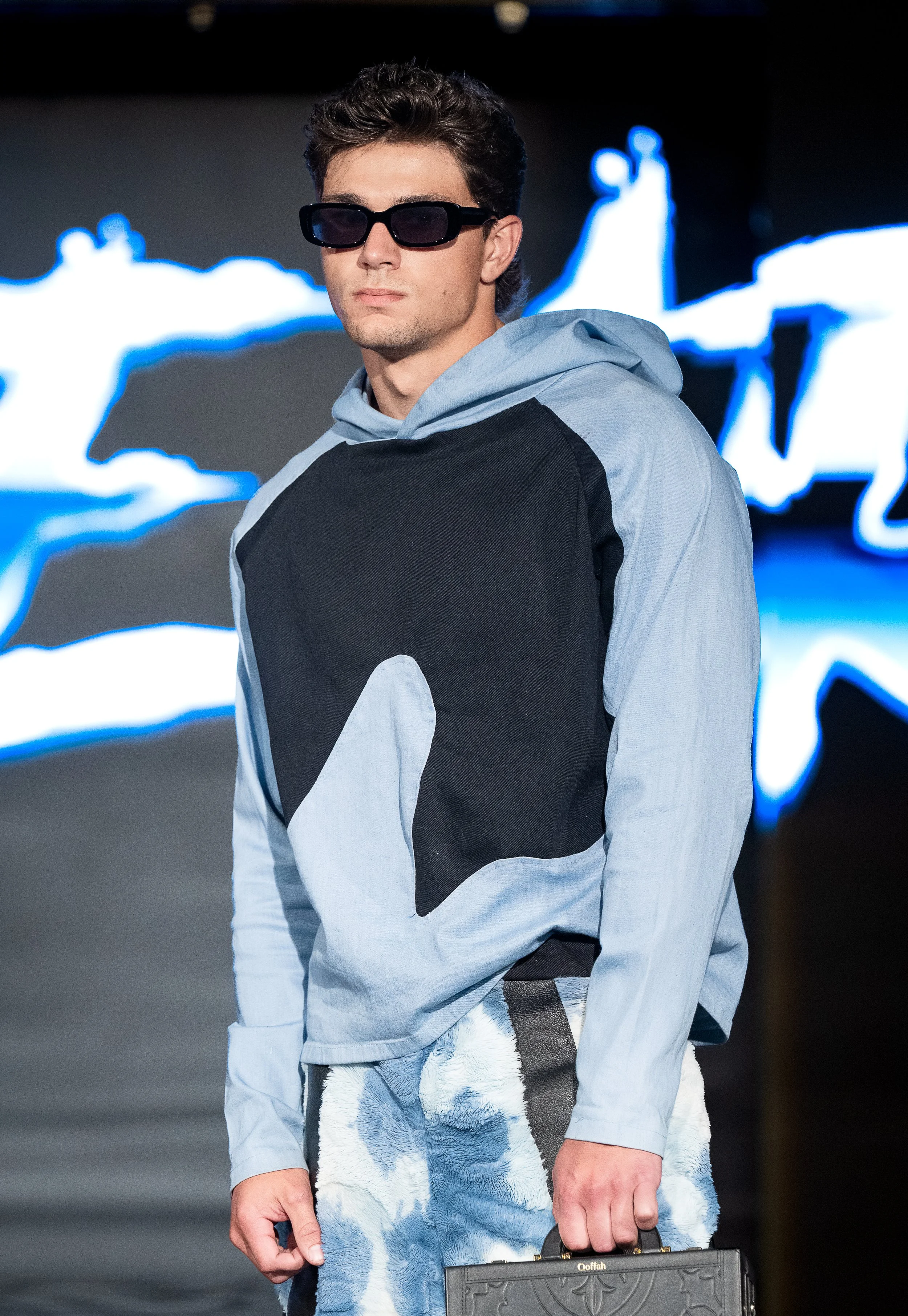 NEW YORK, NEW YORK - SEPTEMBER 10: A model walks the runway at the LRE' The Artist show during New York Fashion Week Powered By Art Hearts Fashion at The Angel Orensanz Foundation on September 10, 2026 in New York City. (Photo by Mark Gunter/Getty Im