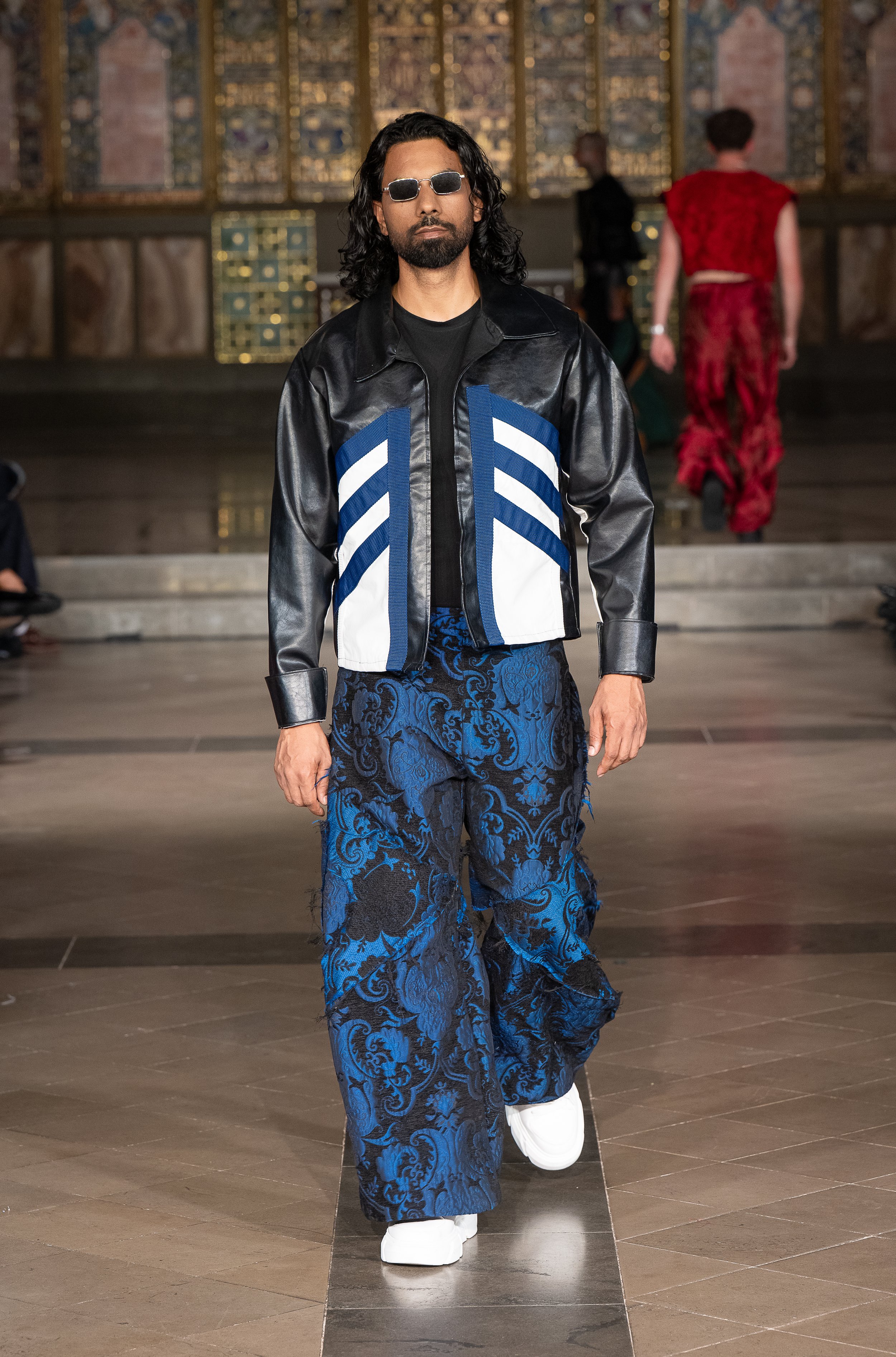 LONDON, ENGLAND - SEPTEMBER 19: A model walks the runway at the LRE' The Artist show during London Fashion Week Powered By Art Hearts Fashion at St. John's Hyde Park on September 19, 2026 in London, England. (Photo by Mark Gunter/Getty Images for Art