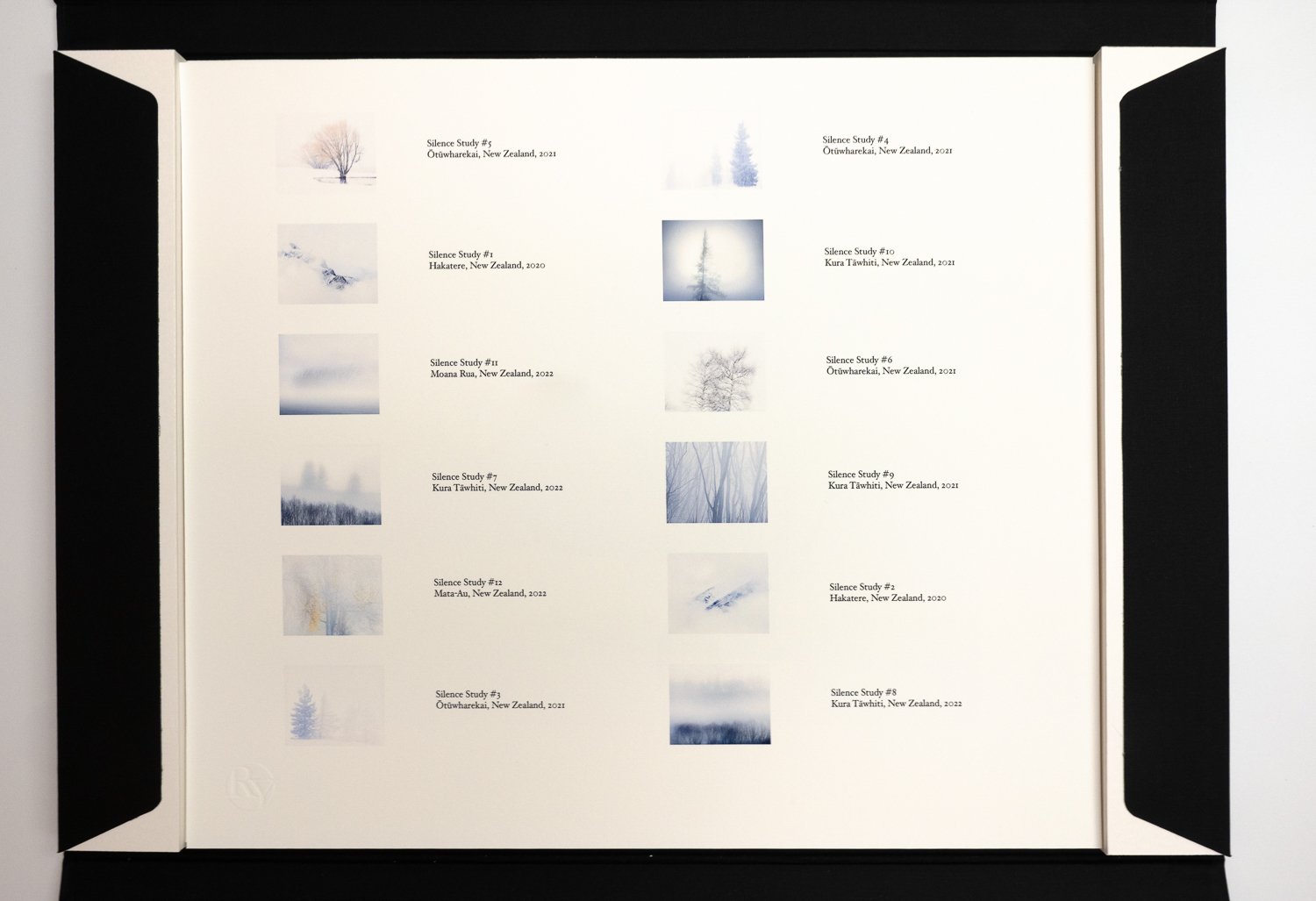 Image index. Silence One. Folio Box Set. A Portfolio of Fine Art Prints by Richard Young. 