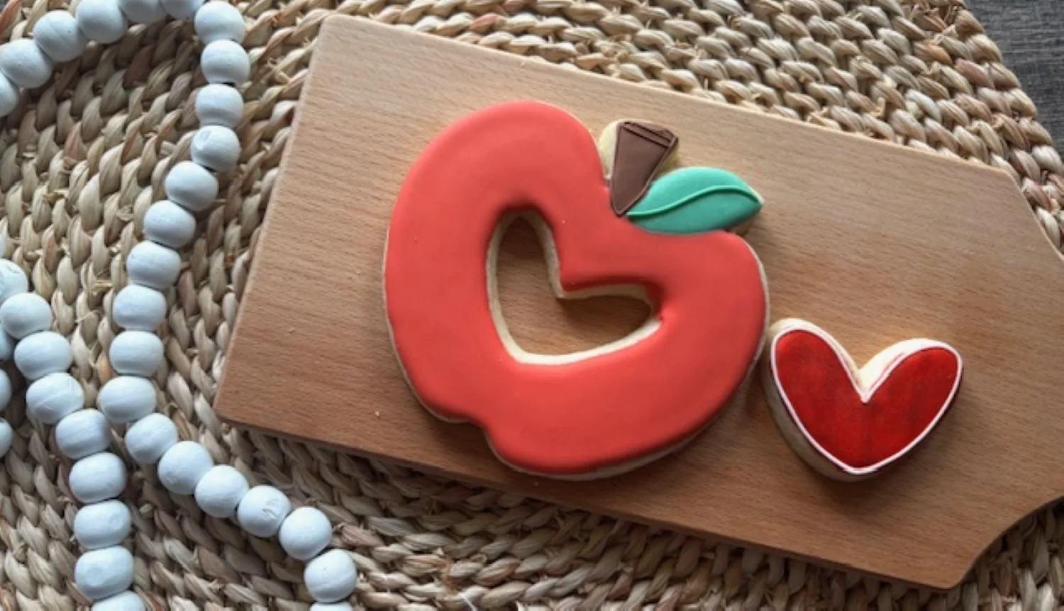 Heart Apple Cookie
