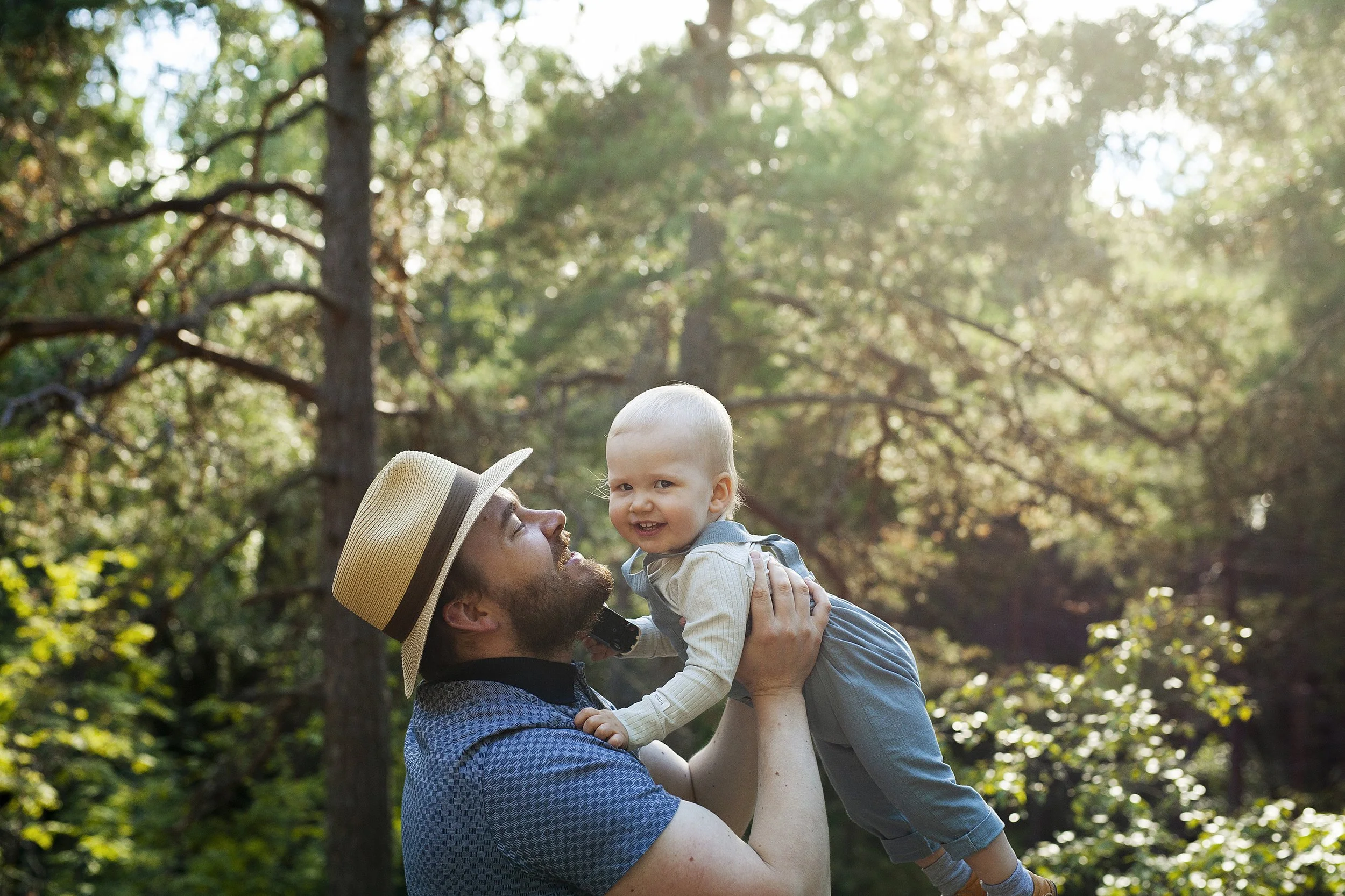 perhekuvaus miljöössä
