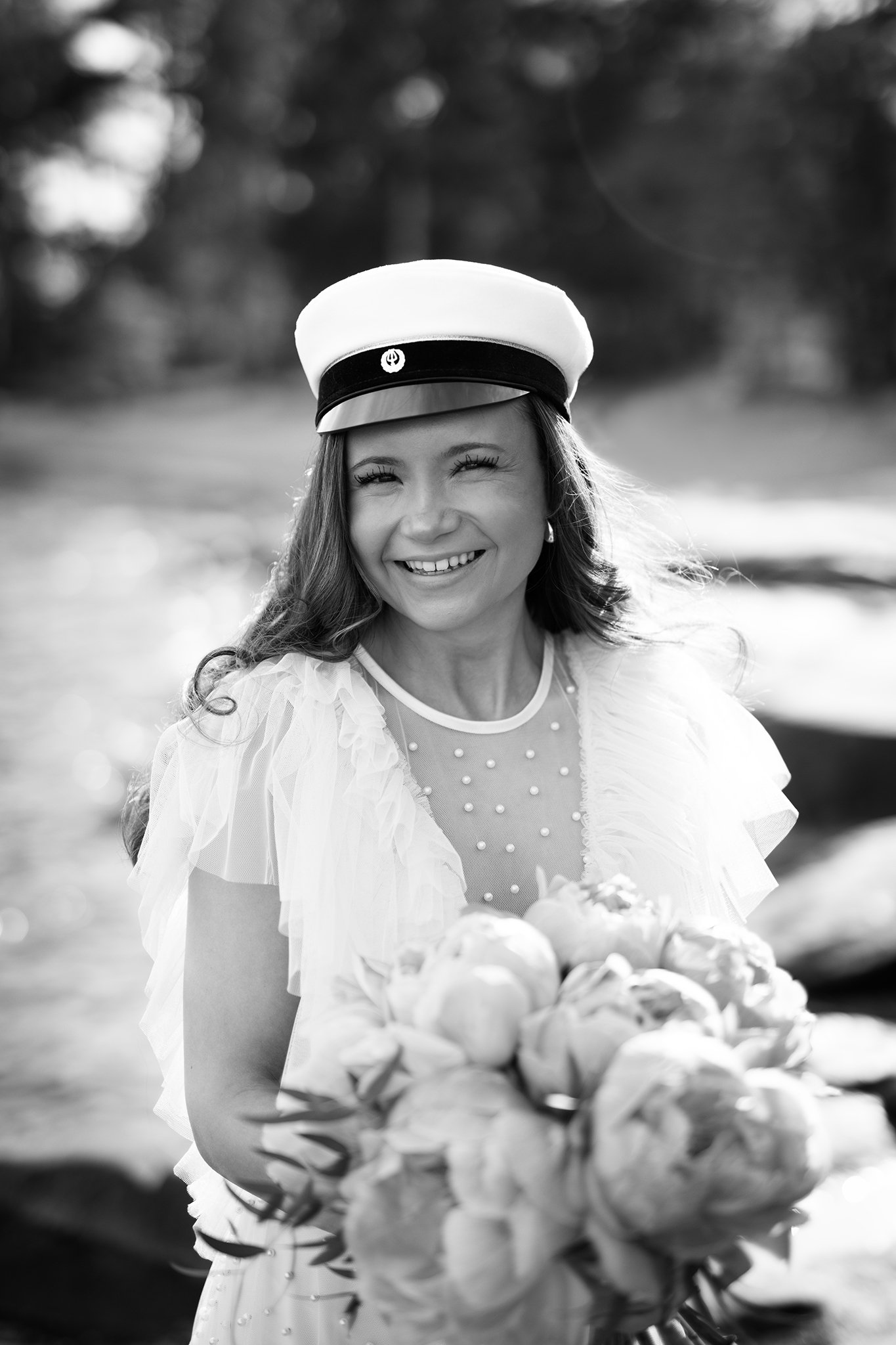 Ylioppilaskuvaus rannalla