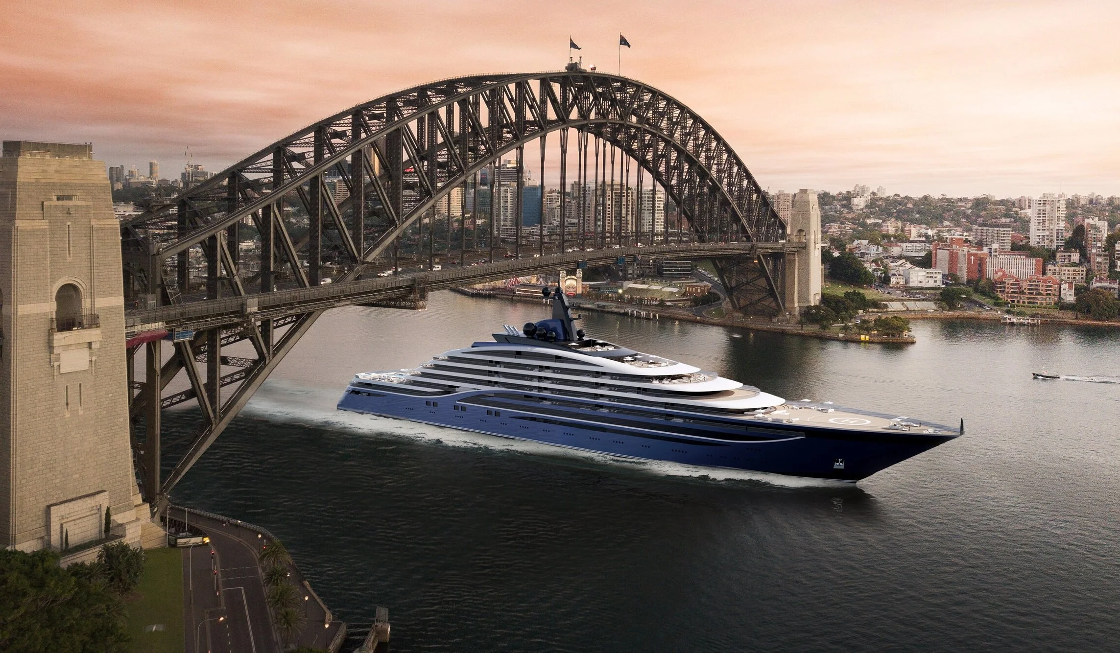 Robb Report - This Epic 728-Foot Superyacht Will Soon Be the World’s Largest and House 39 Luxury Condos