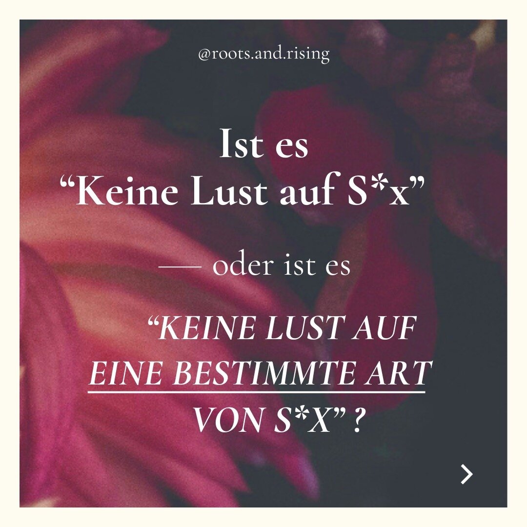 Wir haben gelernt, dass es &bdquo;normal&ldquo; ist, wenn nach einer gewissen Zeit die Lust auf S*x nachl&auml;sst- weil das erste brennende Feuer erloschen ist.

❓Aber ist das wirklich wahr?

Oder ist es nur die Lust auf eine bestimmte Art von S*x, 