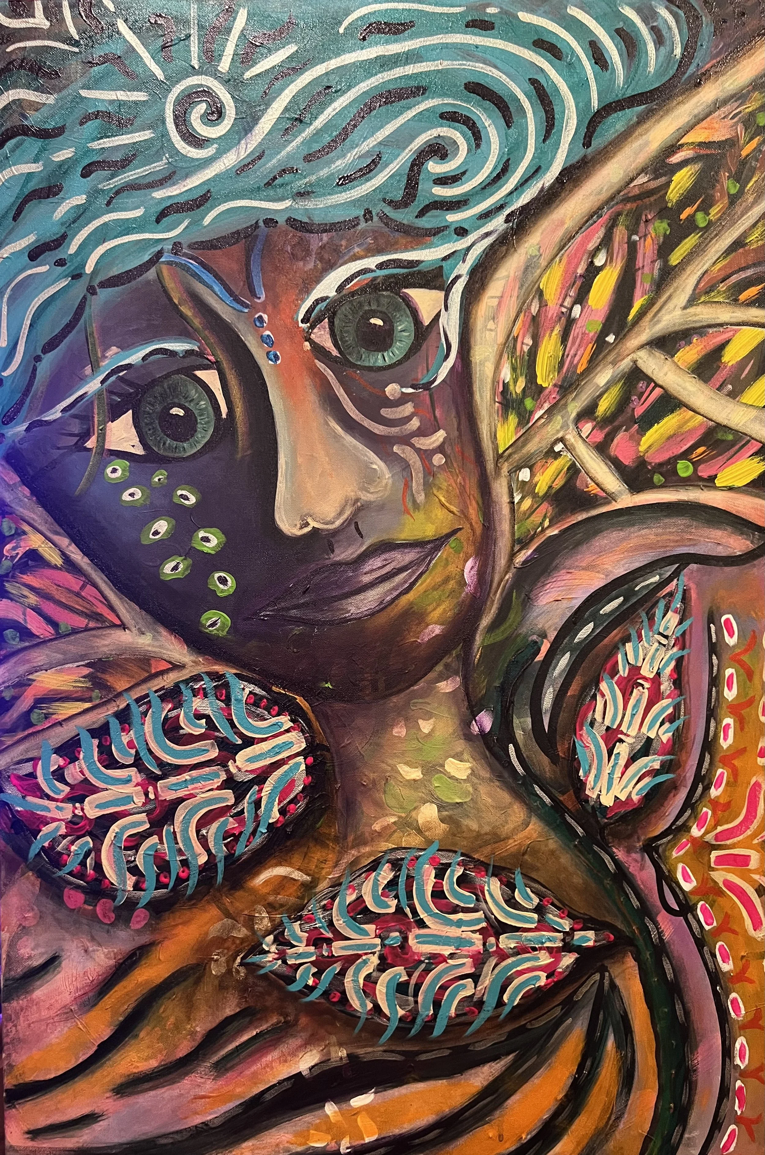 8 x 12 Giclee Print "She has Arrived"