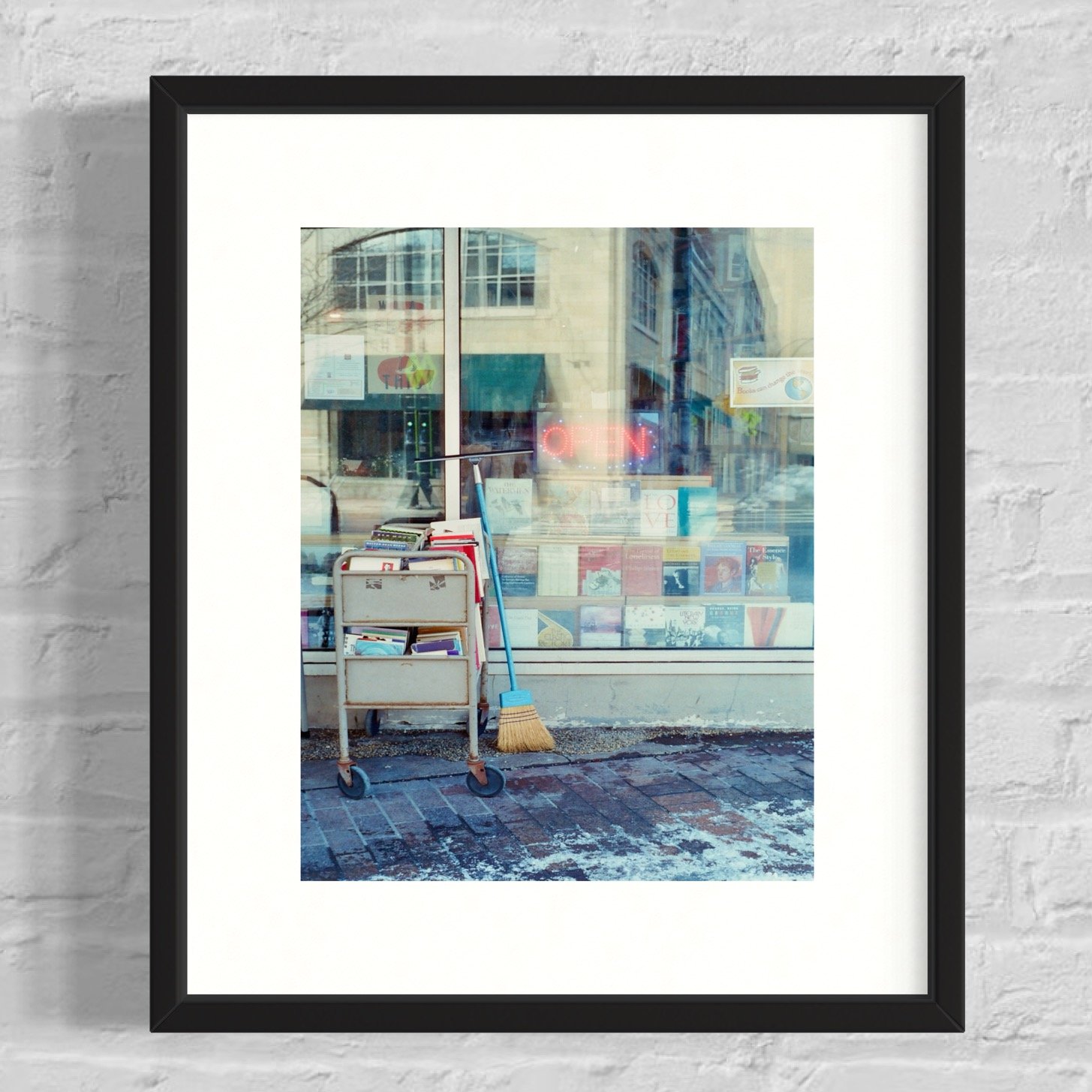 Blue Broom (print)