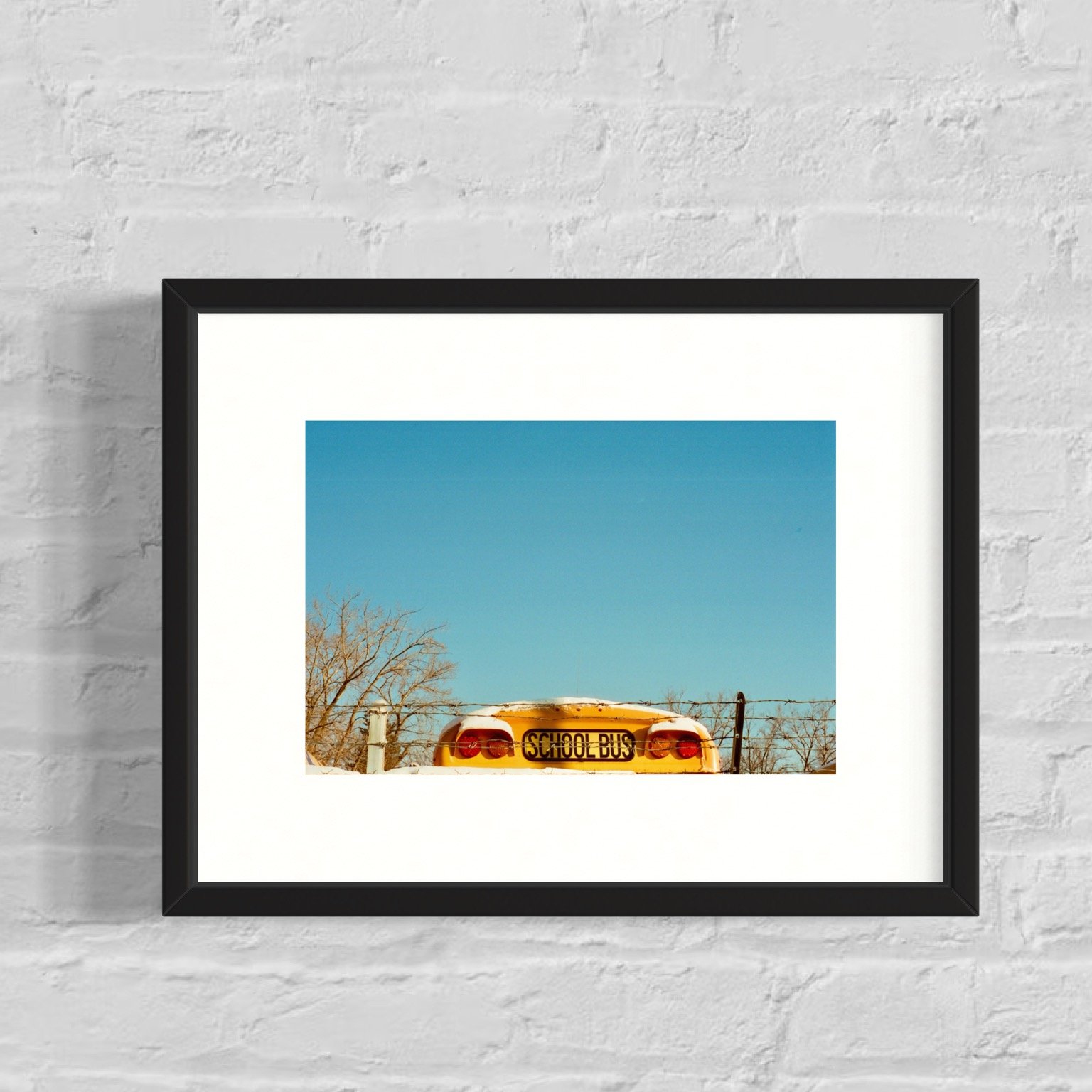 School bus. (print)