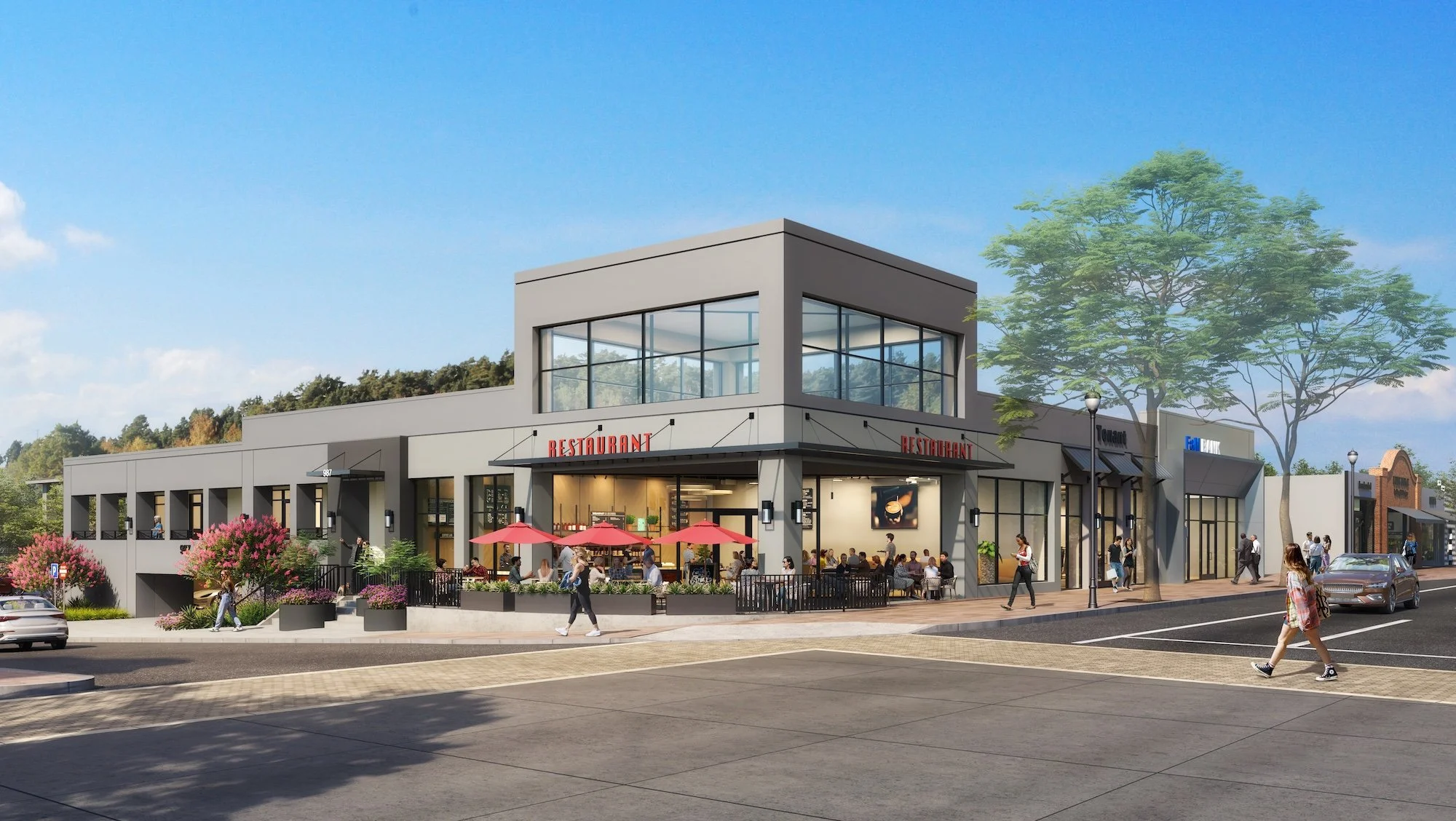 PROPOSED -  Facade Remodel   Renderings by Robert Becker