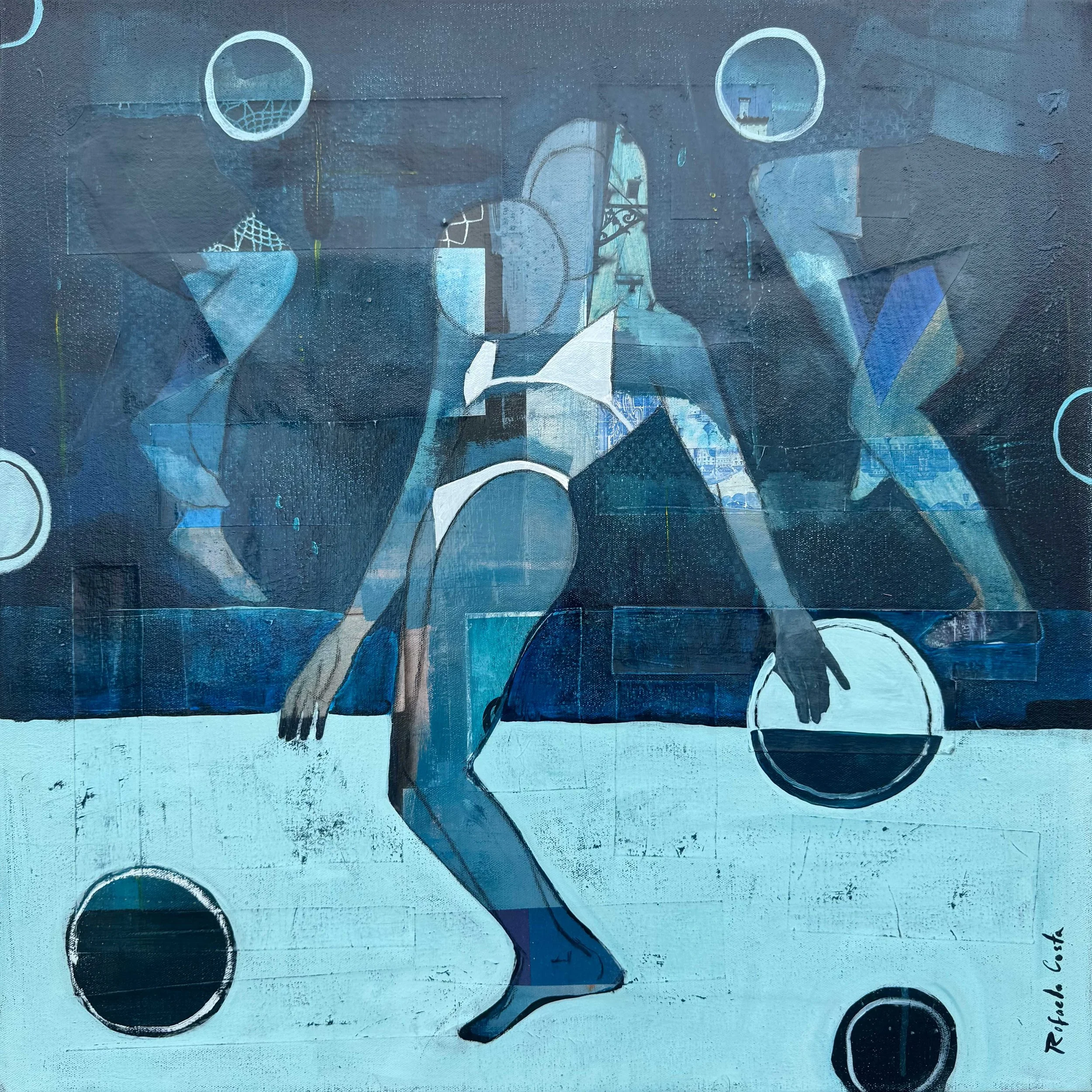 Rafaela Costa-
The Effortless world of Venus,2026
Mixed media on canvas
24”x24” inches
