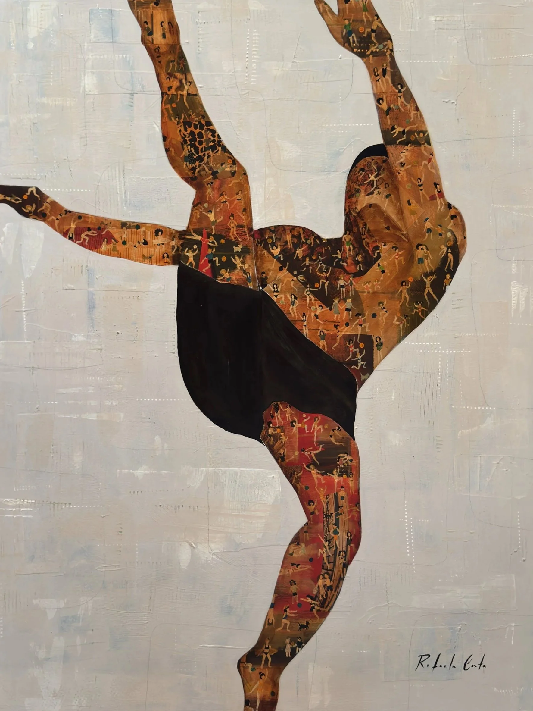 Rafaela Costa- It All Lives Within III, 2026
Acrylic on wood panel
36”x48”