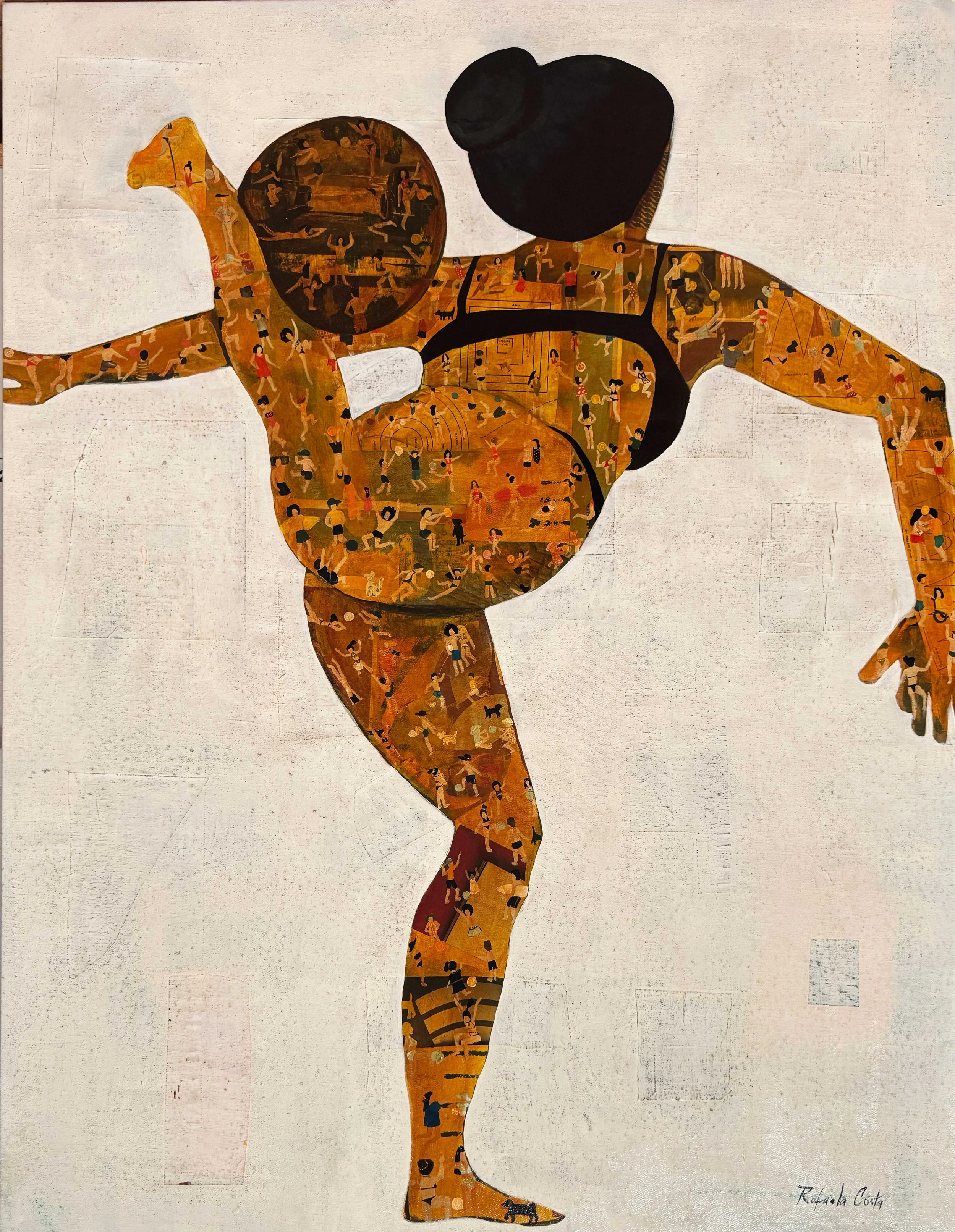 Rafaela Costa-
It All Lives Within, 2026
Mixed media on canvas
36”x48” inches


