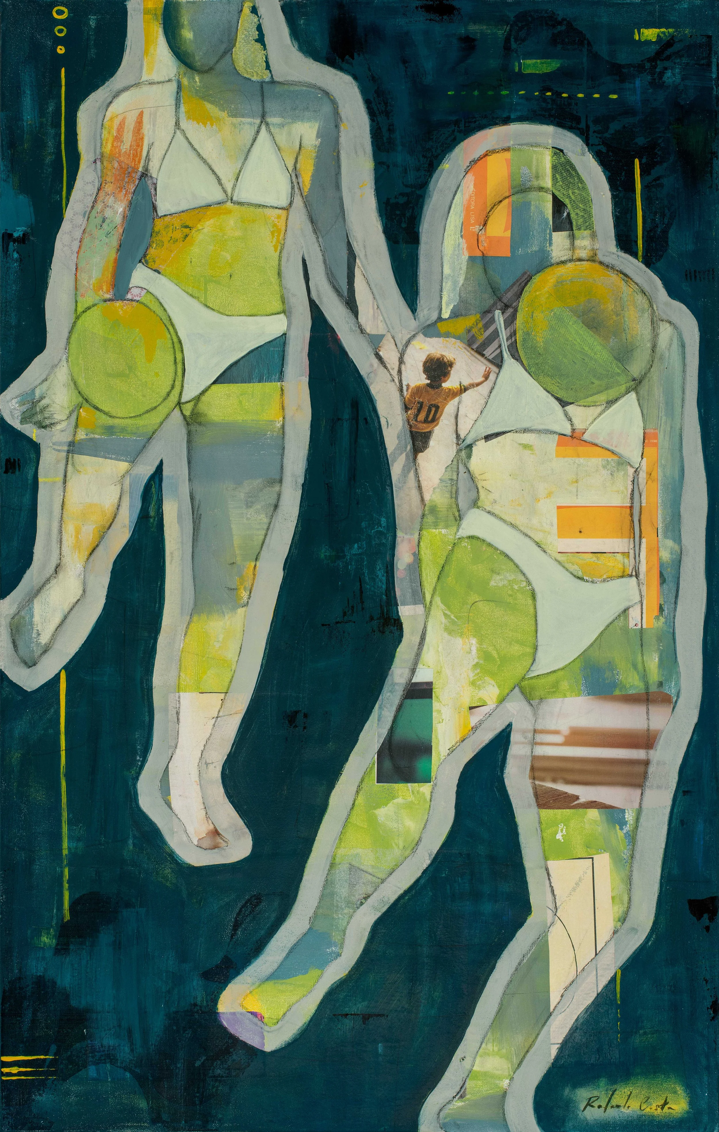 Rafaela Costa-
Stillness in Motion, 2026
Mixed media on canvas
24”x36” inches
