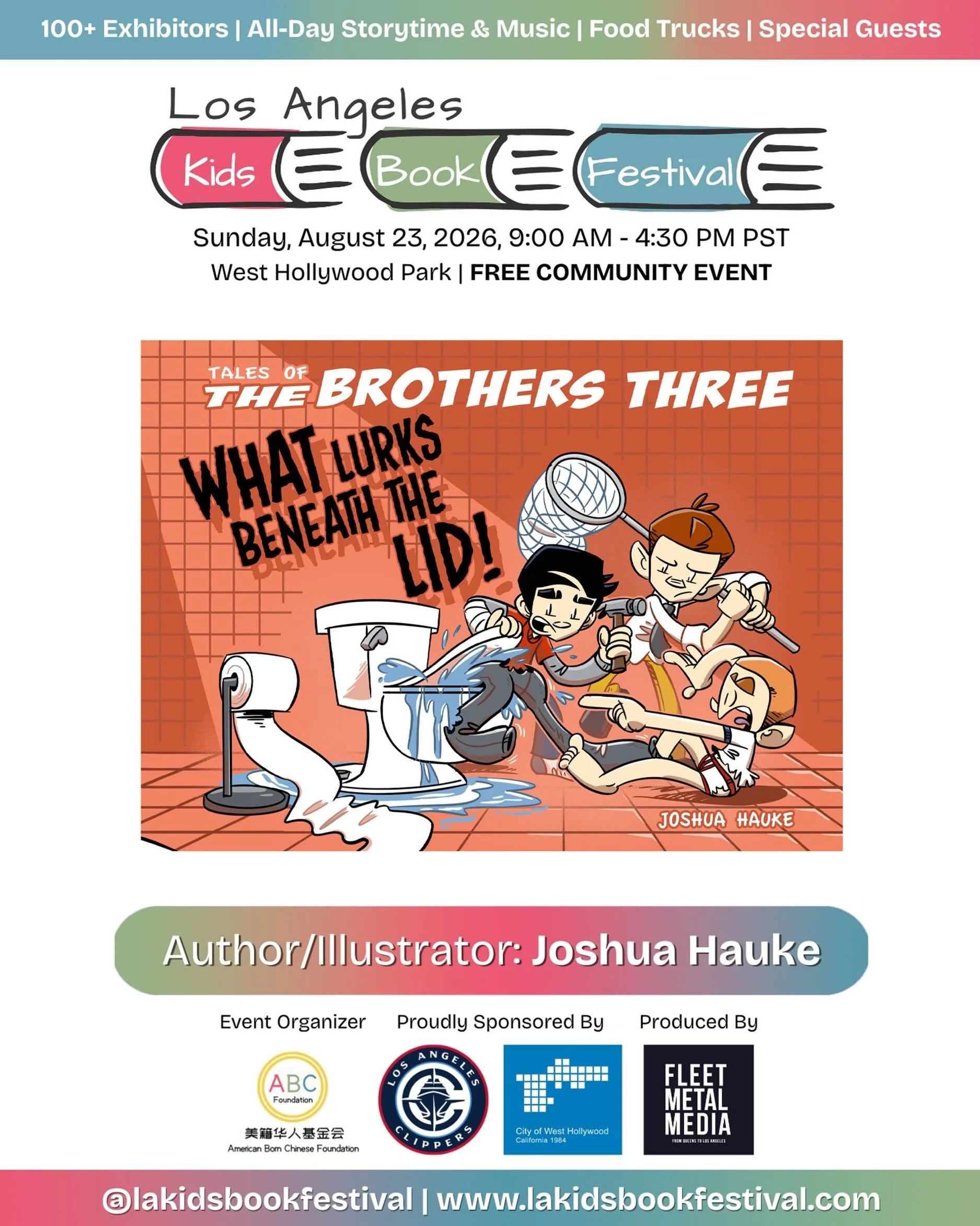 What Lurks Beneath The Lid, will be making its official debut tomorrow @lakidsbookfestival . Come on down, say hello, and get a sketch to go along with your copy. 

You can find me at Booth 78! 

#kidsbookfestival #bookfair #westhollywoodpark #freeev
