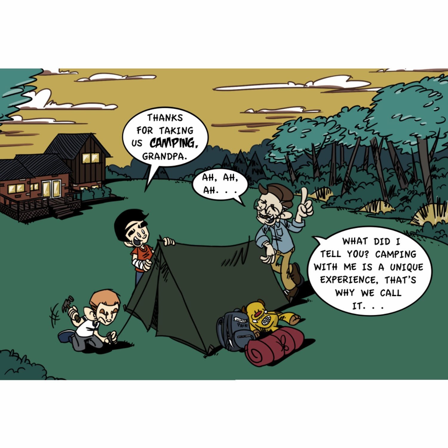 This might be the perfect weekend to go Gramping. 

#graphicnovel #humor #comics #comicart #comicseries