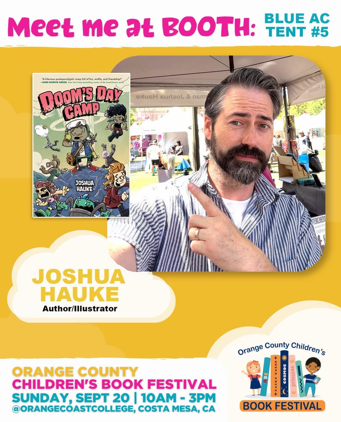 Join me this weekend at OC Children&rsquo;s Book Festival! If you haven&rsquo;t been before, then now is the perfect time. And if you have, then you know exactly how much fun you&rsquo;ll be missing out on if you don&rsquo;t get your keisters down to