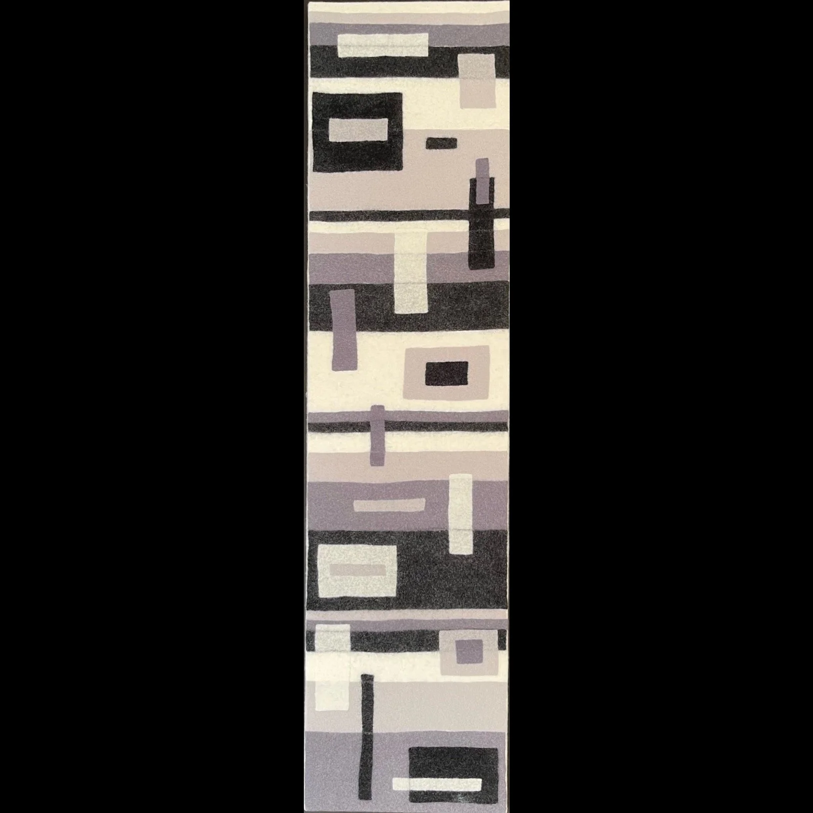 Just Grey, 2021. 15"x60".  Wool