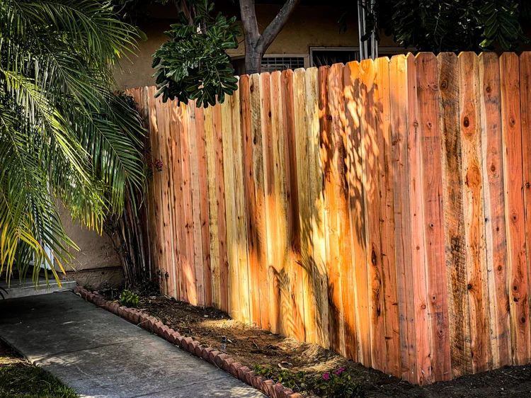 Wood Dog Ear fence photo 8